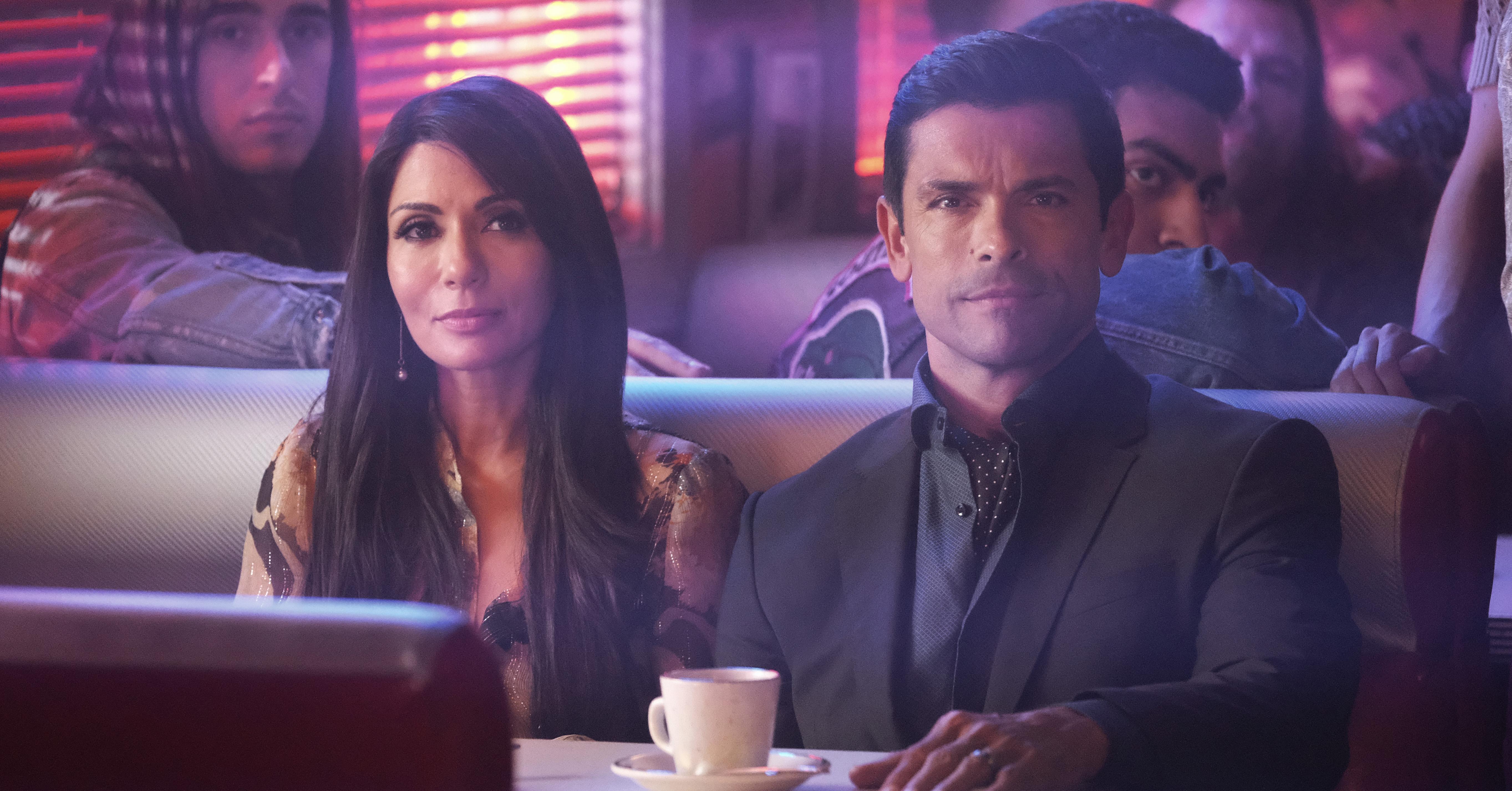 5453x2854 Mark Consuelos As Hiram Lodge Marisol Nichols As Hermione Lodge Riverdale 1366x768 Resolution HD 4k Wallpaper, Image, Background, Photo and Picture