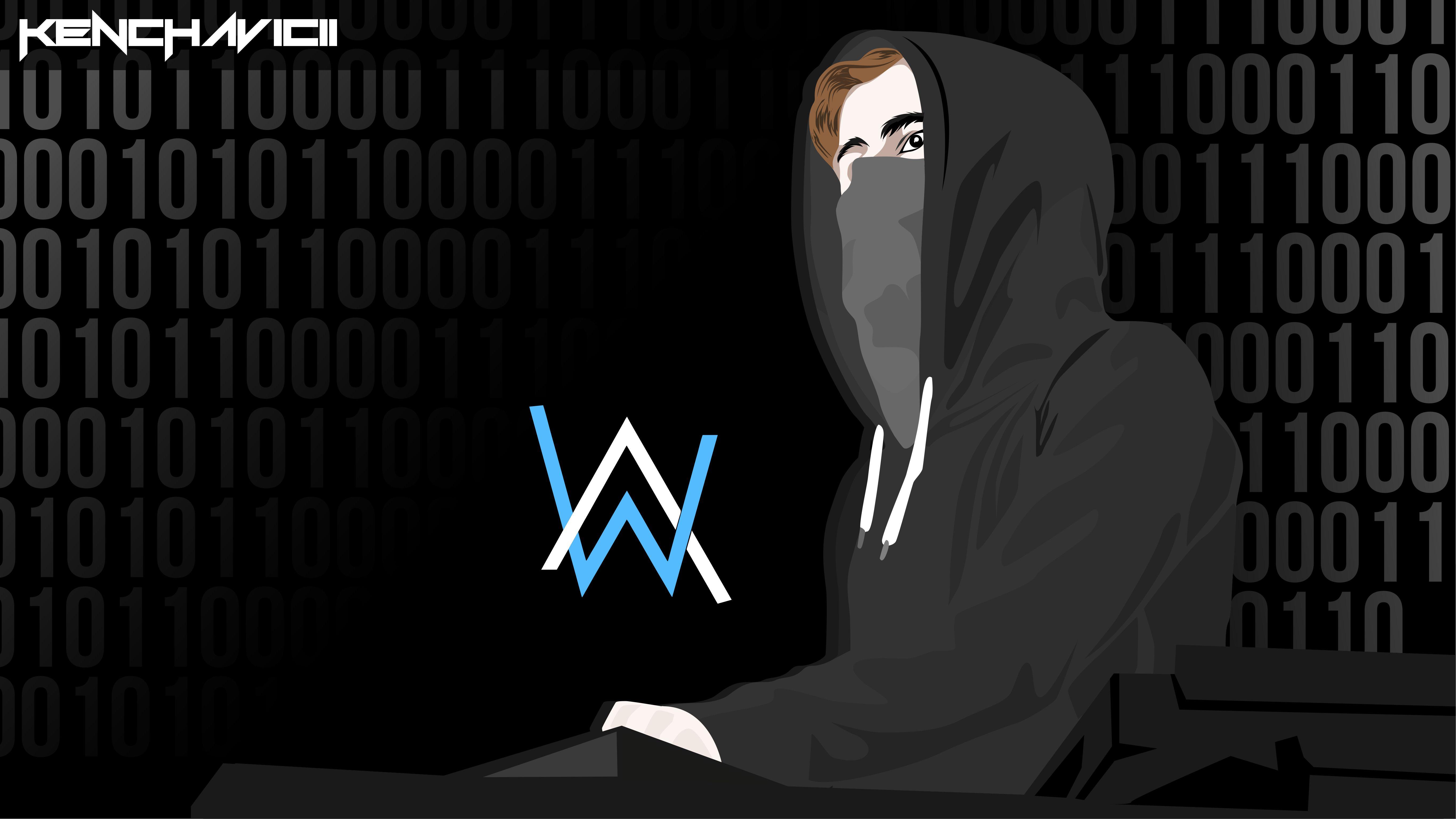 5465x3073 Alan Walker Minimalism 5k, HD Music, 4k Wallpaper, Image, Background, Photo and Picture