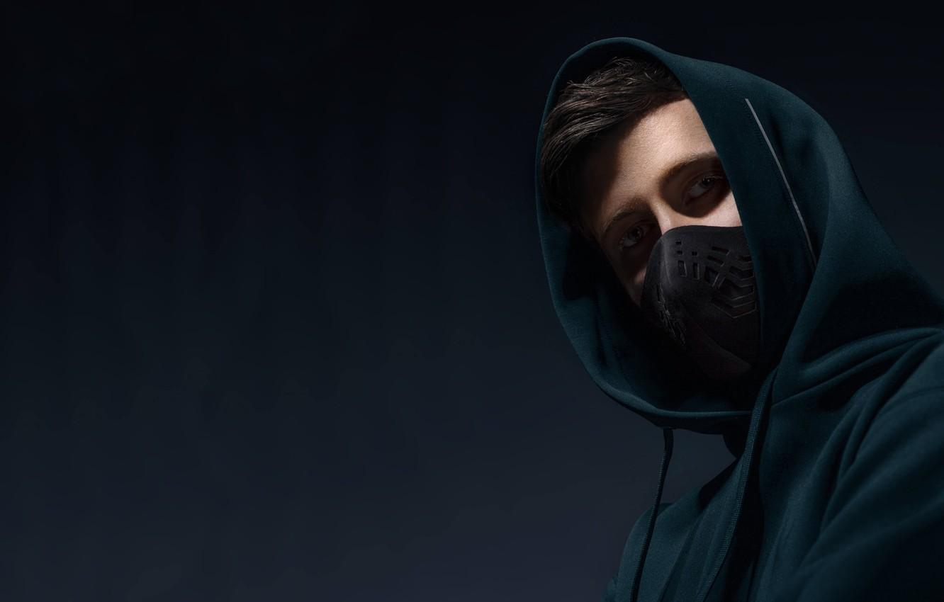 1332x850 Photo Wallpaper Look, Mask, Musician, Alan Walker