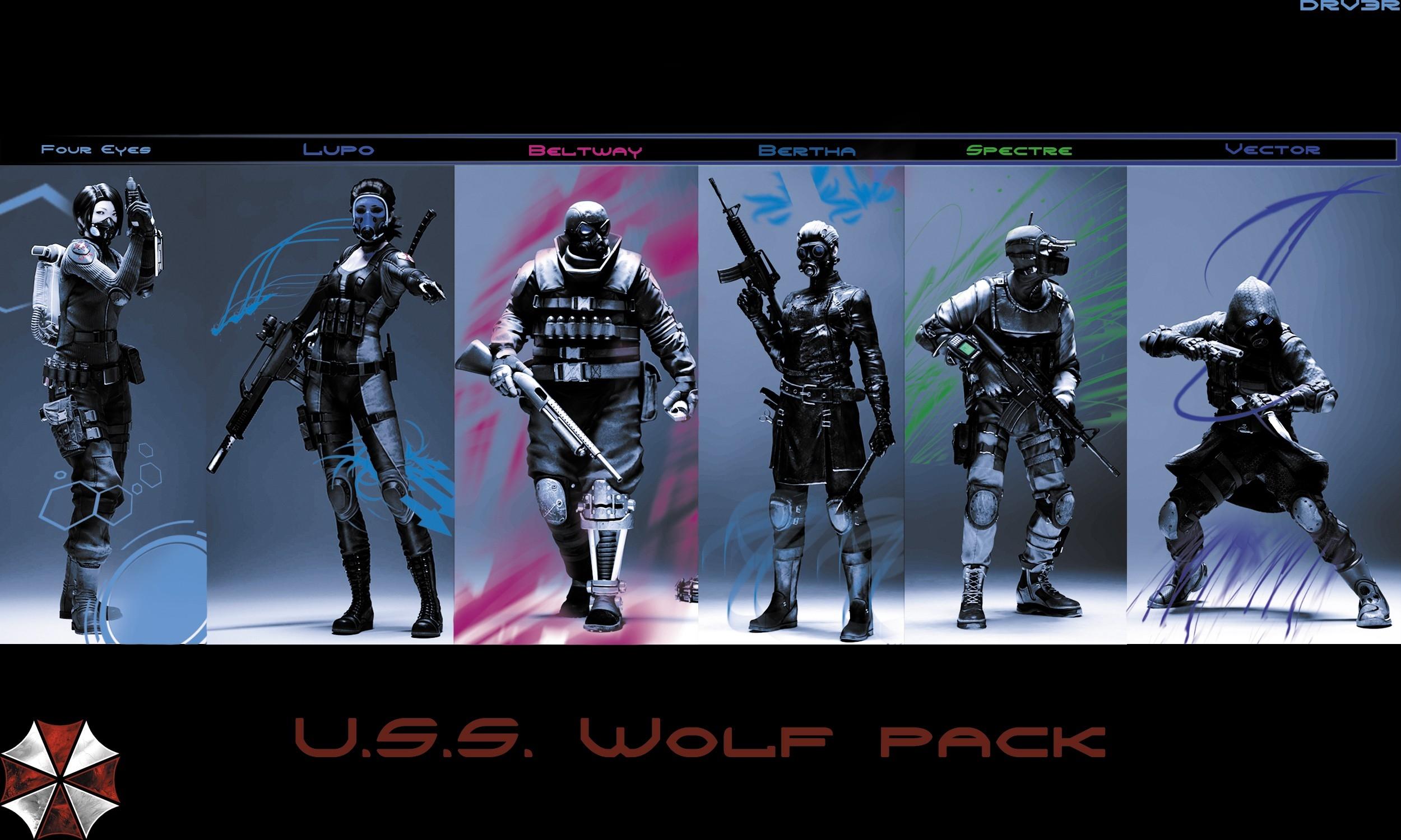 2500x1500 video games resident evil characters resident evil operation raccoon city wolves 2500x1500 wallpa