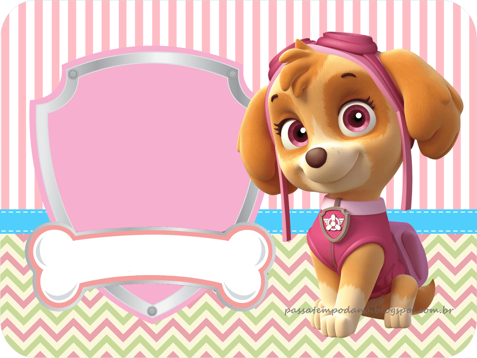 1600x1200 Paw Patrol for Girls: Free Printable Kit. Skye paw patrol party, Paw patrol skye birthday, Paw patrol birthday