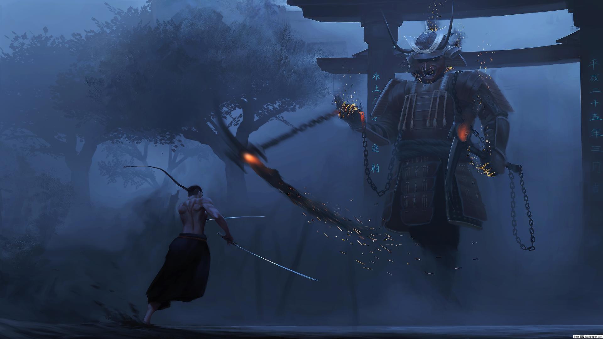 1920x1080 Assault On Samurai HD wallpaper download