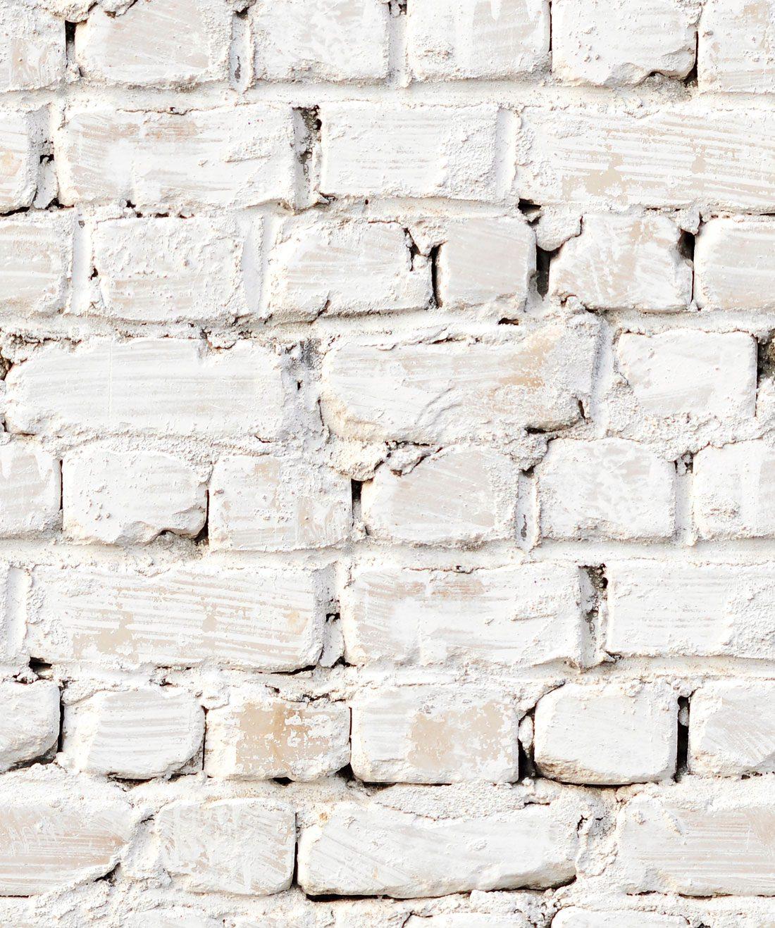 1100x1318 Whitewash Bricks Wallpaper, White Rustic Brick Wallpaper