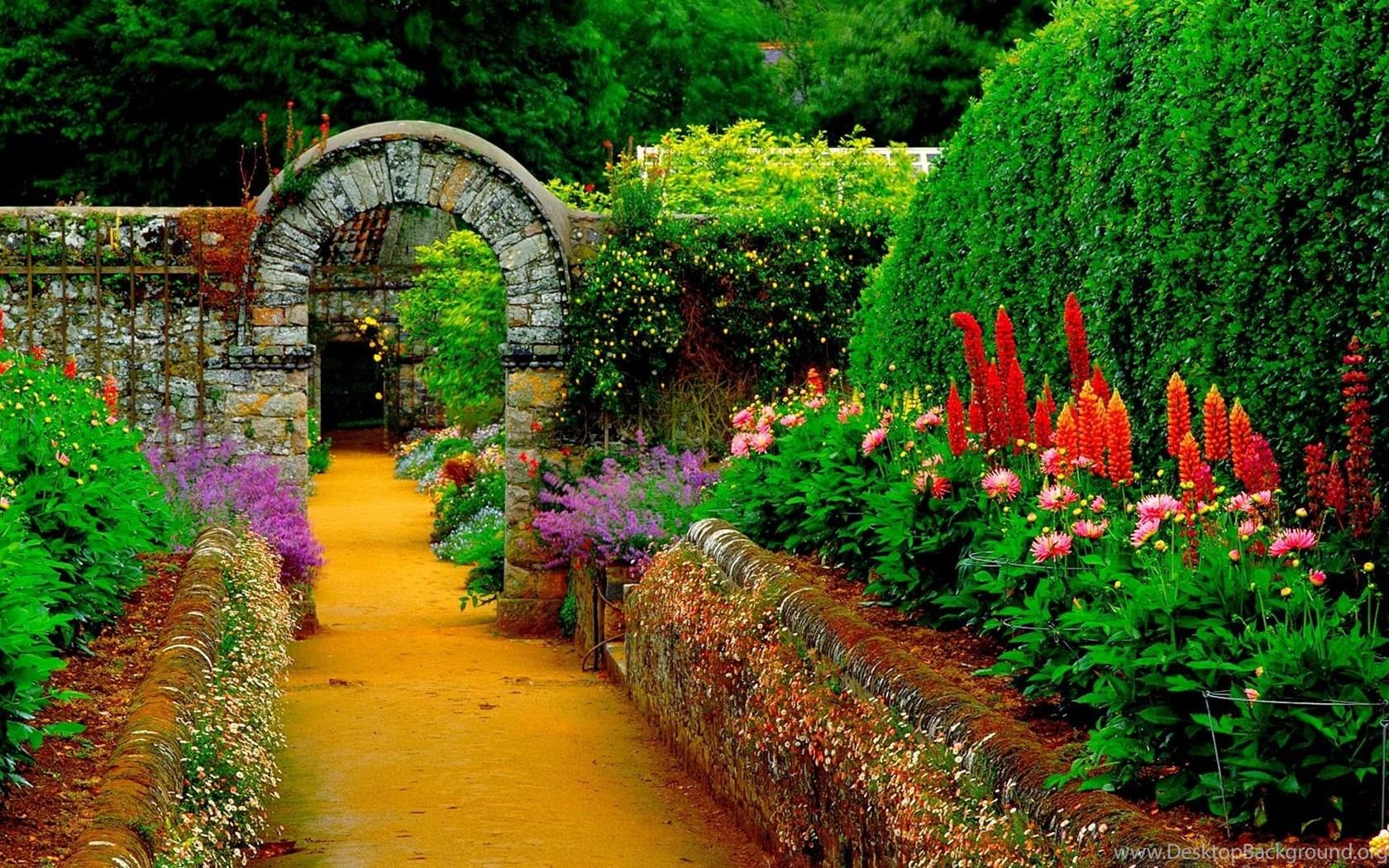 1680x1050 Gardens Wallpaper: Flower Garden 1 Nature Wallpaper Pics, Best 35. Desktop Background