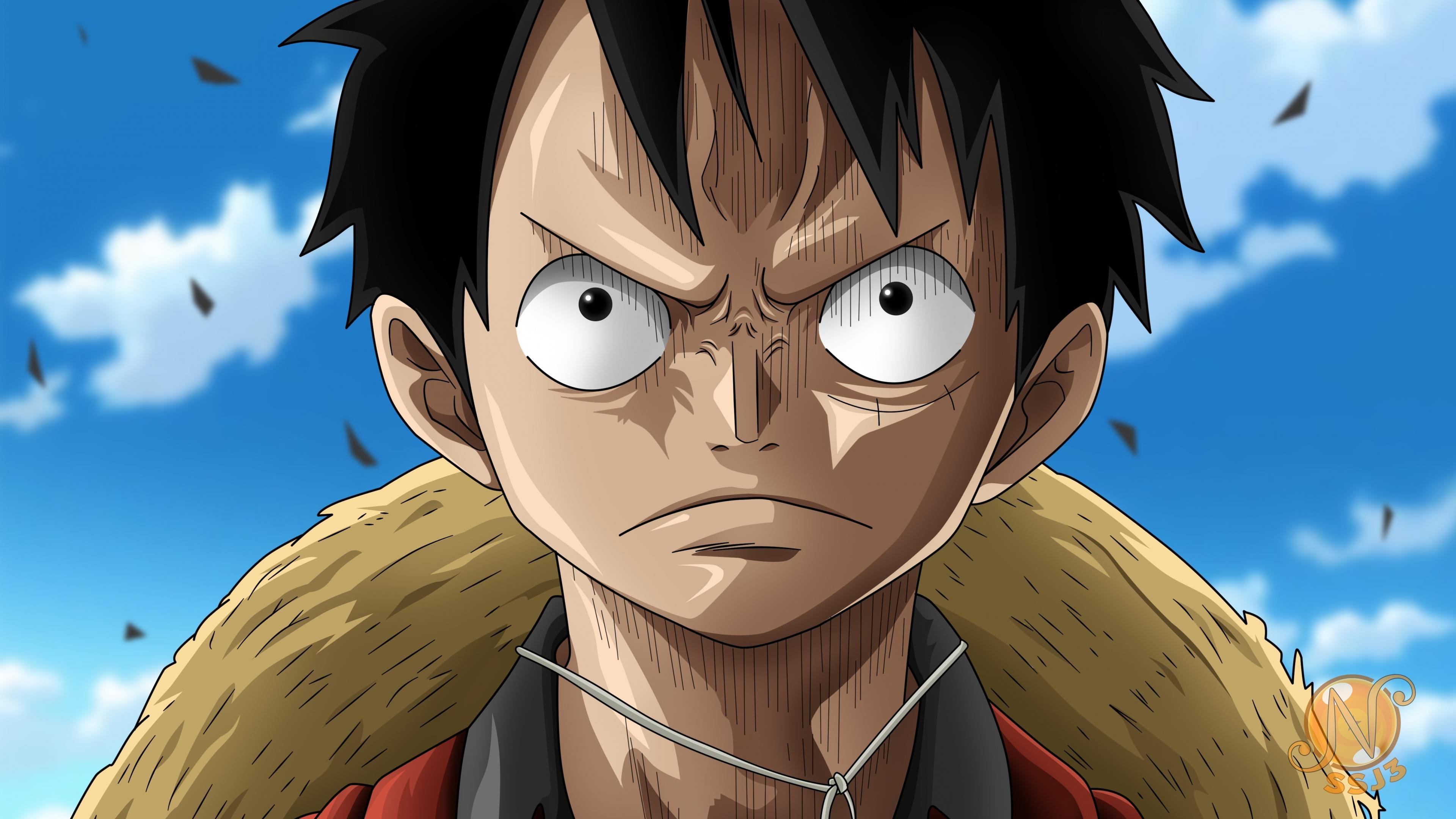 3840x2160 Monkey D. Luffy from One Piece Anime Wallpaper