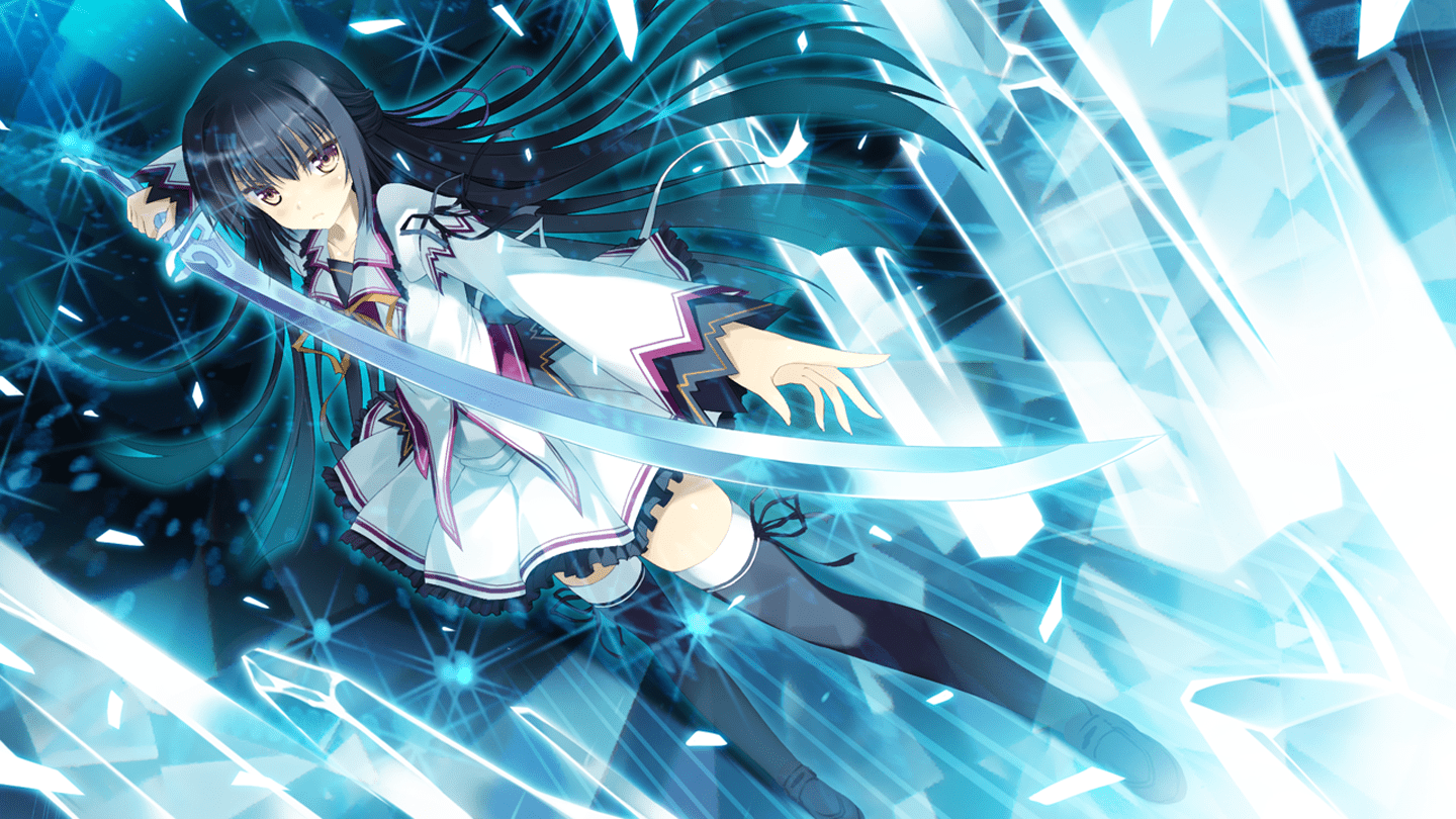 1440x810 Free download Displaying 12 Image For Anime Girl With Sword And Black Hair [1440x810] for your Desktop, Mobile & Tablet. Explore The Long Dark Wallpaper. Dark Wallpaper, Glow in