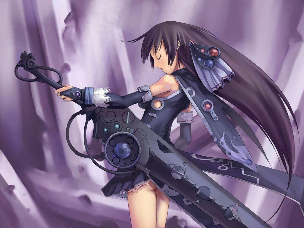 1024x768 Anime Girl with Sword Wallpaper: HD, 4K, 5K for PC and Mobile. Download free image for iPhone, Android