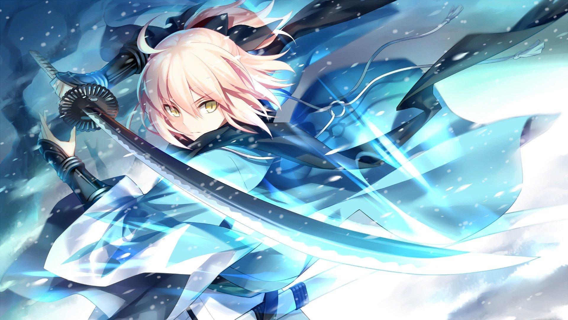 1920x1080 image Of Evil Katana Anime Girl Wallpaper