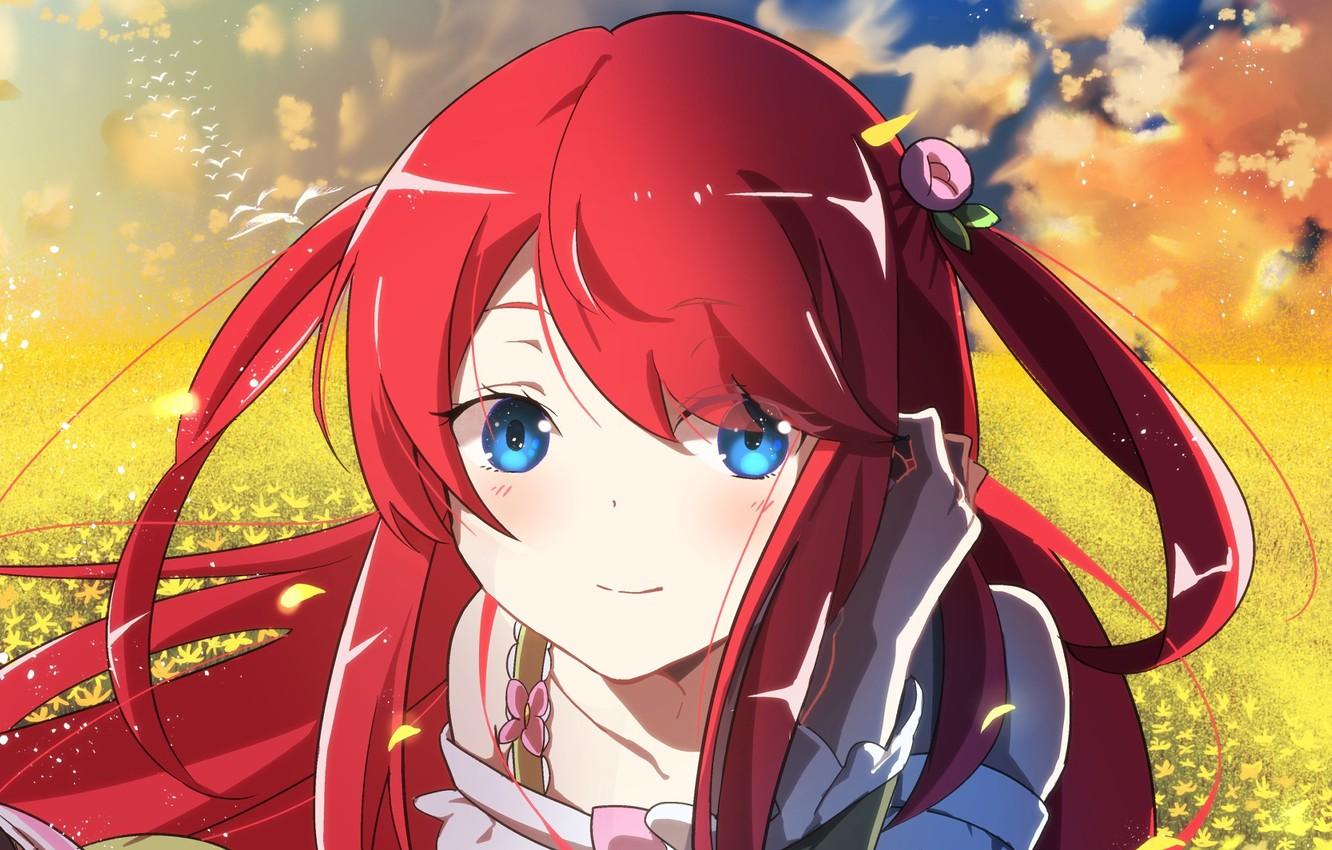 1332x850 Wallpaper girl, anime, art, swordsman, Re: Zero kara hajime chip isek or Seikatsu, from scratch image for desktop, section сёнэн