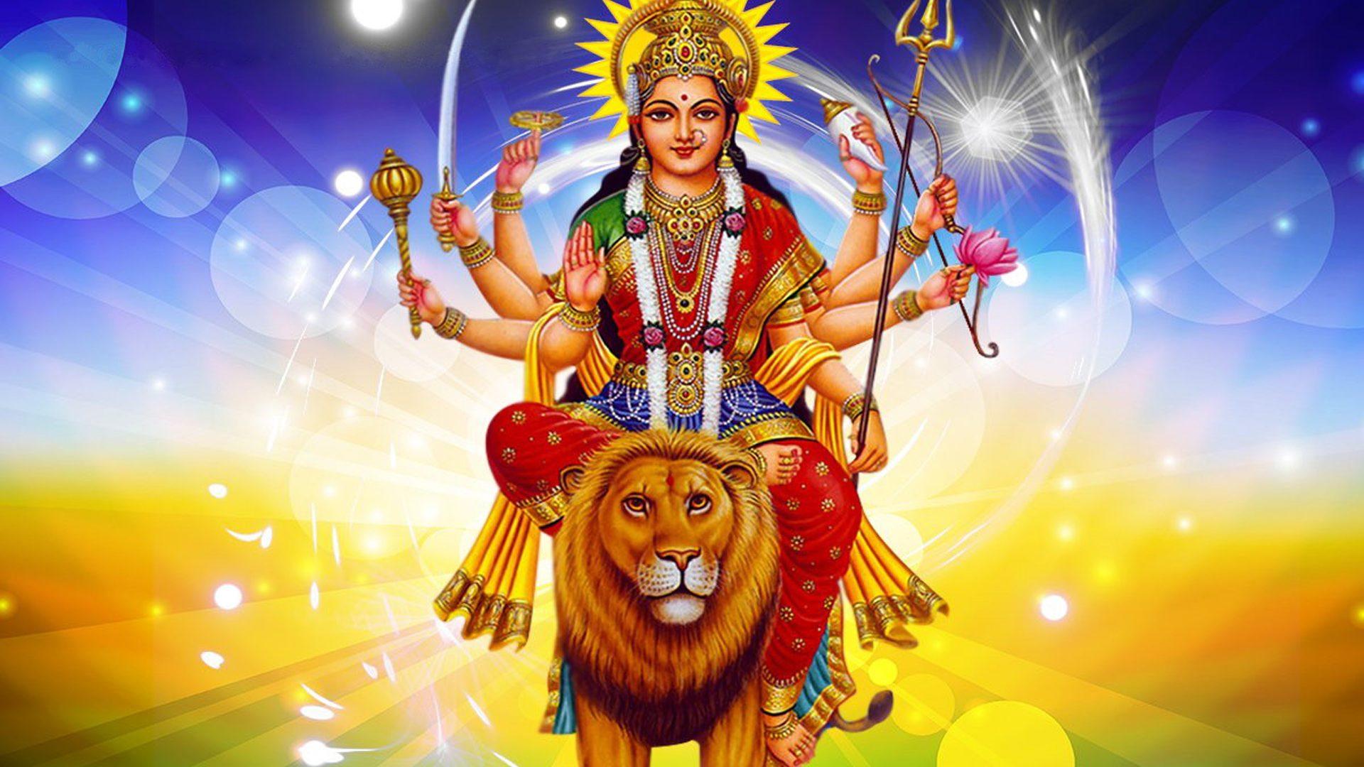 1920x1080 Happy Navratri Maa Durga Image For HD Wallpaper 1920x1200 :