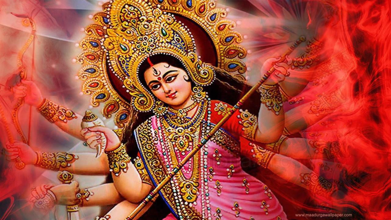 1280x720 Maa Durga Image Full Size
