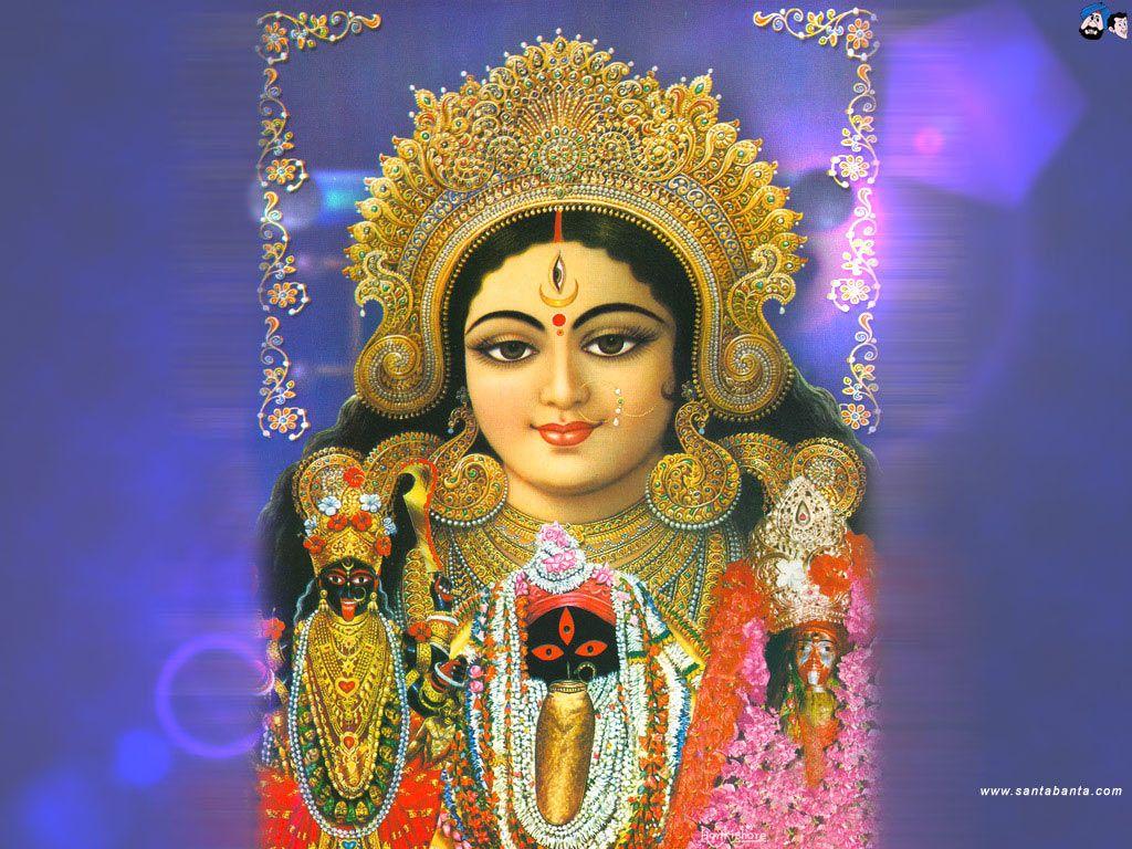 1024x768 Goddess Durga Wallpaper. Durga goddess, Navratri image, Durga maa