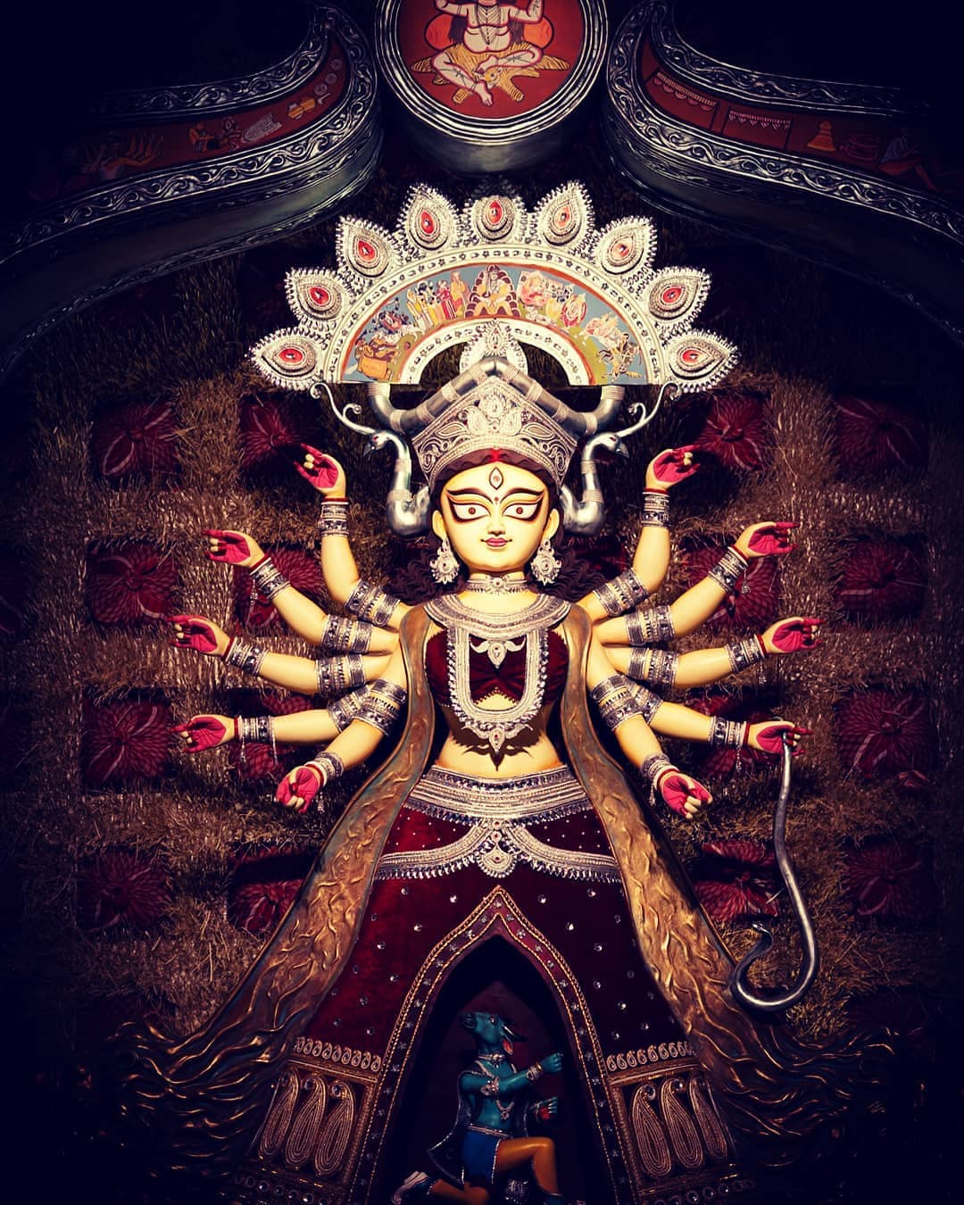1080x1350 Best 67 Maa Durga Wallpaper. Goddess Maa Durga HD Wallpaper New