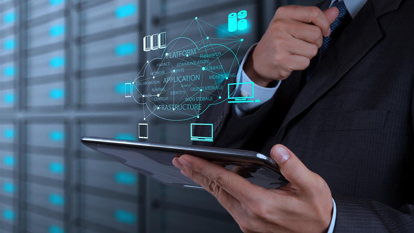 1366x768 Internet Business Technology HD Wallpaper 13