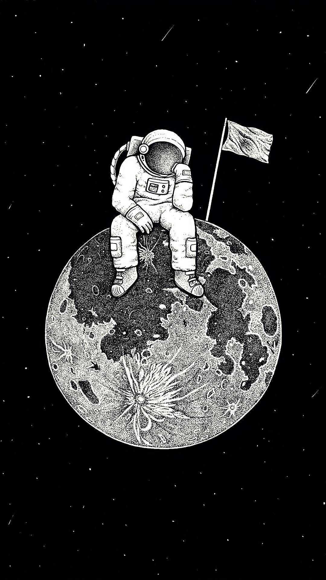 1080x1920 Astronaut Wallpaper