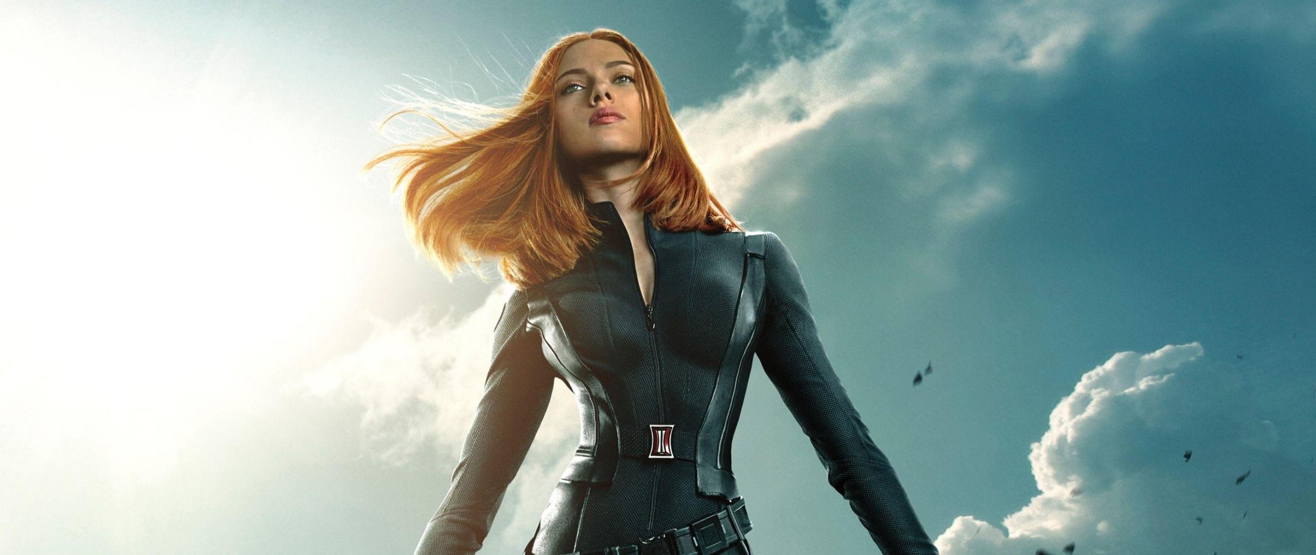 2560x1080 Black Widow 3D Desktop HD Wallpaper