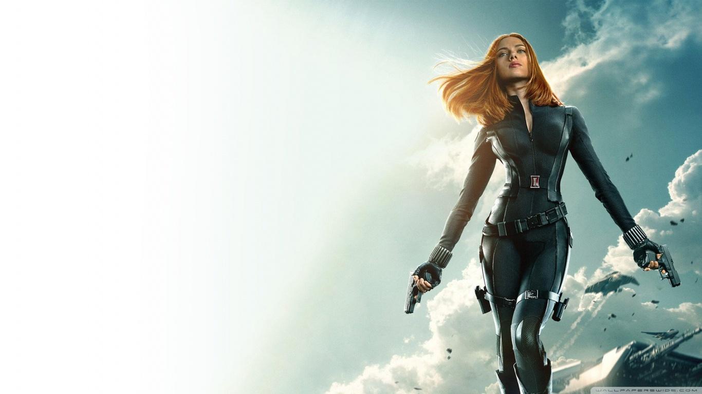 1366x768 Captain America The Winter Soldier Black Widow 1080p Ultra HD Desktop Background Wallpaper for 4K UHD TV : Widescreen & UltraWide Desktop & Laptop : Tablet