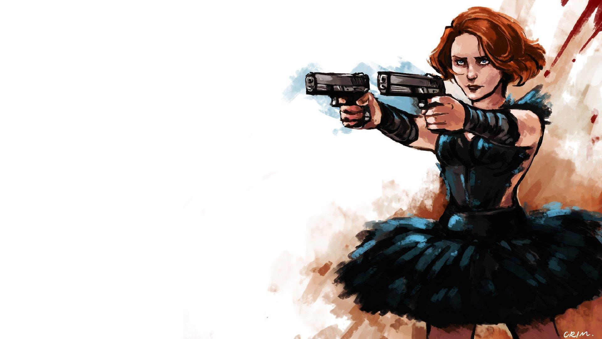 1920x1080 Black Widow wallpaper HD for desktop background