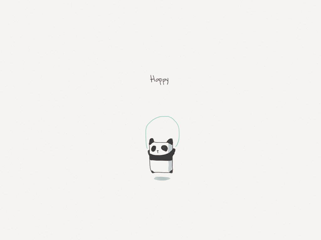 1024x768 Cute panda wal. Cute Panda Cartoon Tumblr Cute drawing