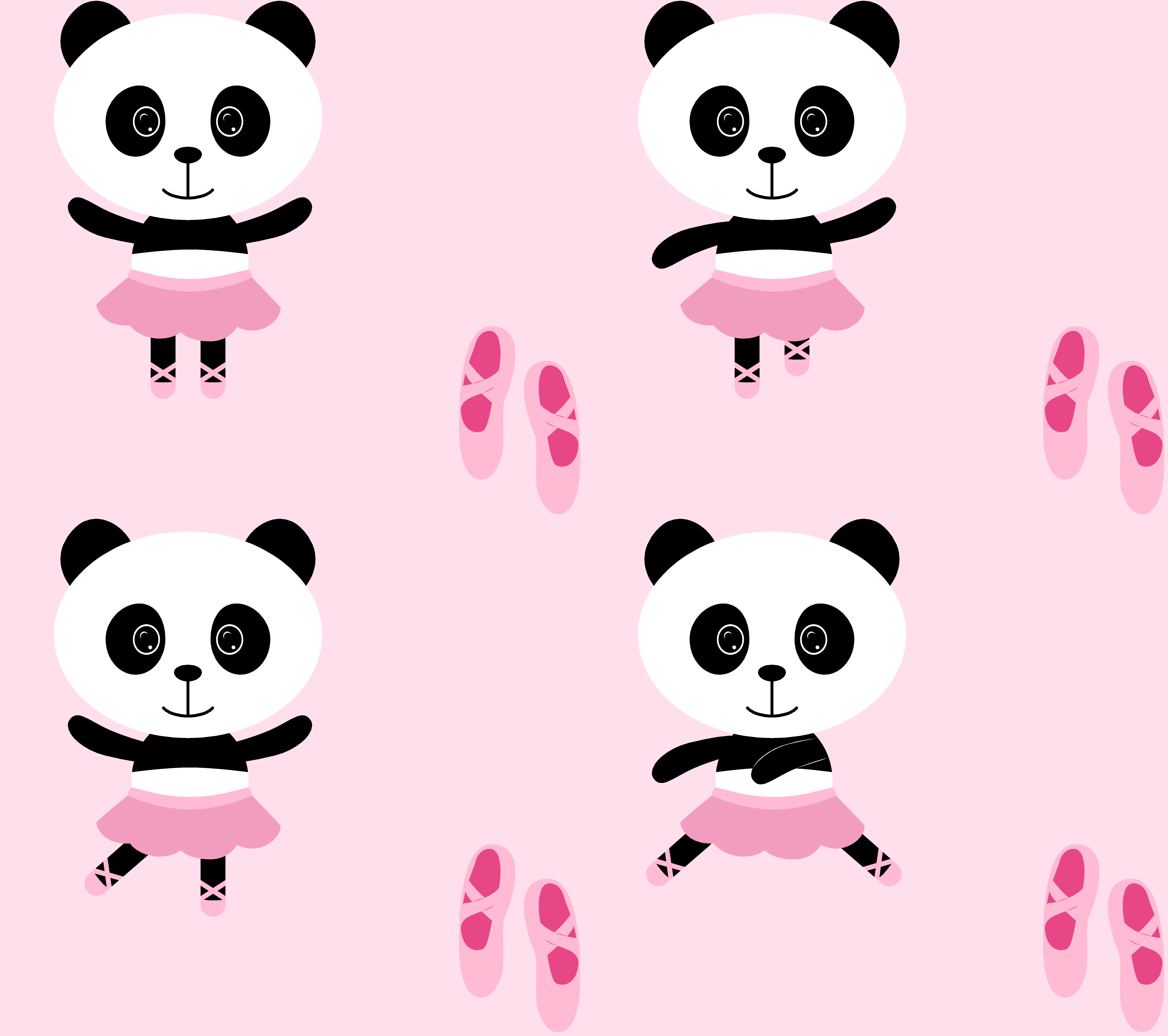  Gambar  Panda  Pink  Lucu Wallpaper  WallpaperShit