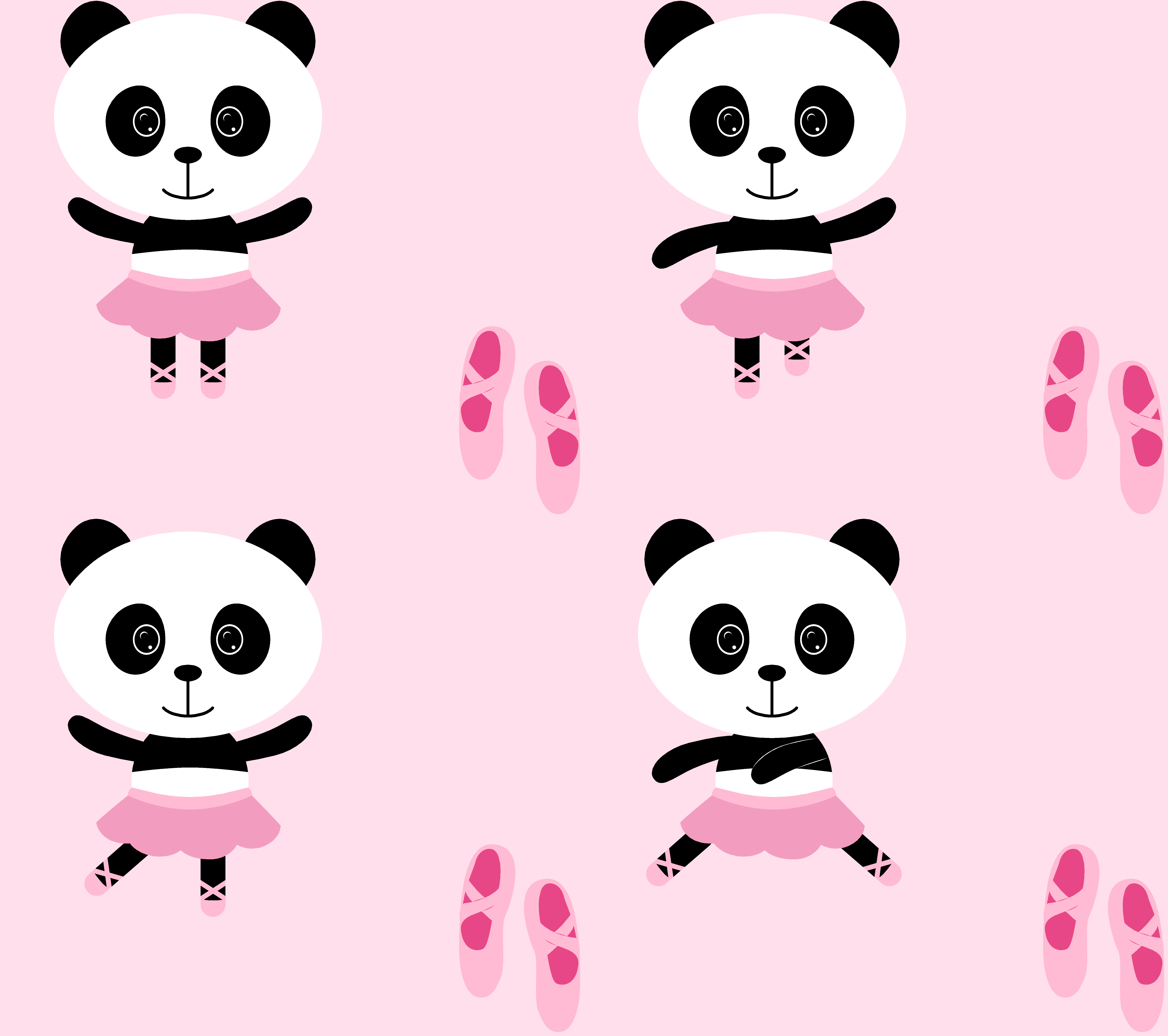 Gambar Panda  Pink Lucu  Wallpaper  WallpaperShit