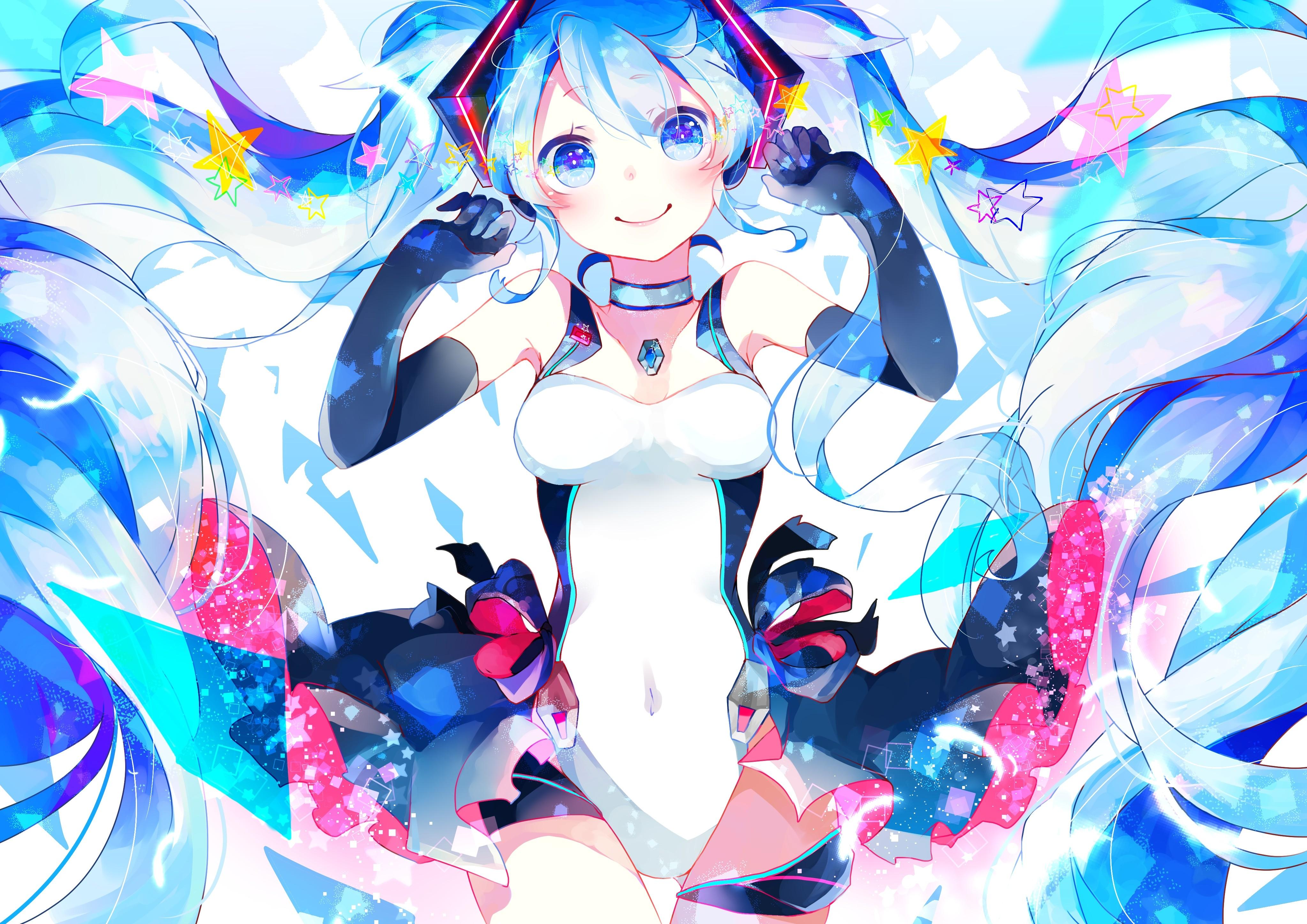 4093x2894 #aqua hair, #lolita fashion, #anime girls, #umbrella, #anime, # Vocaloid, #Hatsune Miku, #long hair, #aqua eyes, #tattoo, #twintails, #choker, wallpaper. Mocah HD Wallpaper
