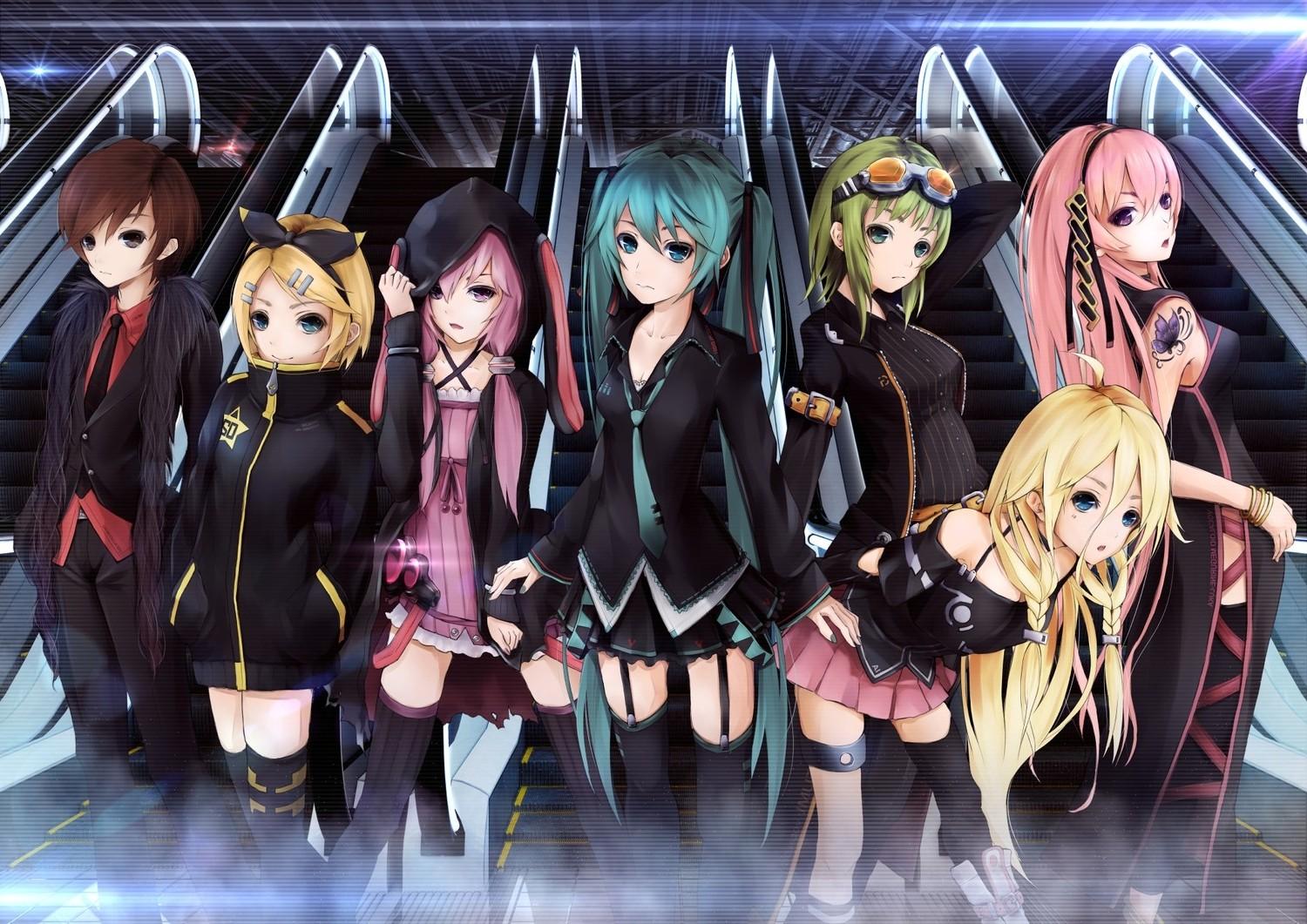 1500x1061 anime vocaloid megurine luka megpoid gumi hatsune miku yuzuki yukari meiko ia vocaloid wallpaper