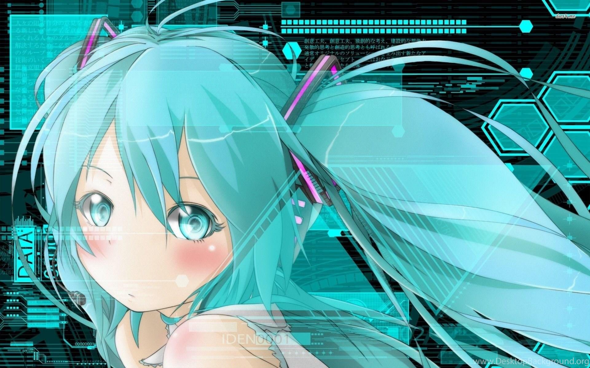 1920x1200 Hatsune Miku Vocaloid Wallpaper Anime Wallpaper Desktop Background