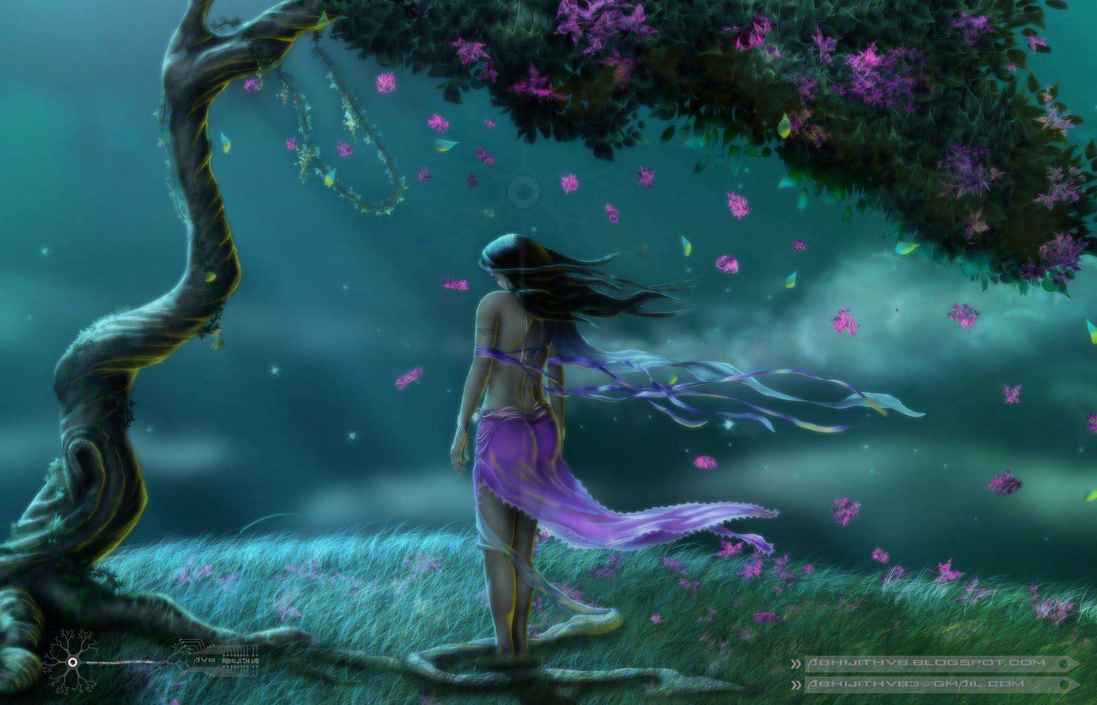 1600x1029 Beautiful Sad Paintings My Photohop Paintings Sad Woman Painting