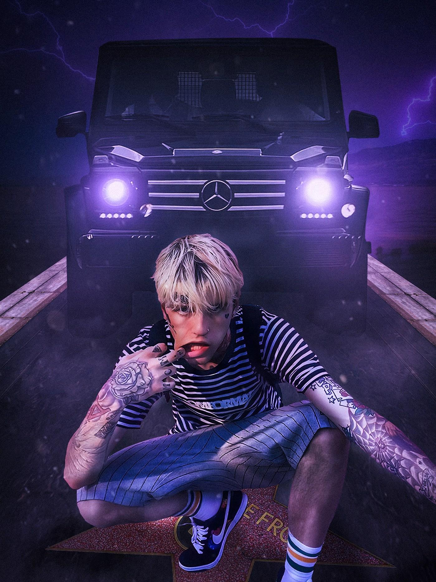 1400x1867 HD Lil Peep Hellboy Wallpaper