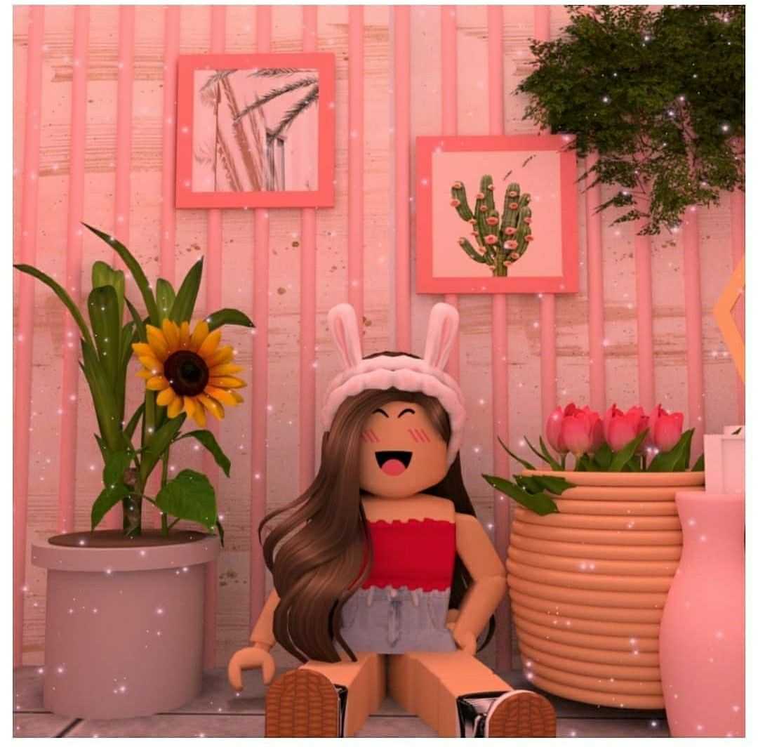 1080x1064 Roblox Girl Wallpaper