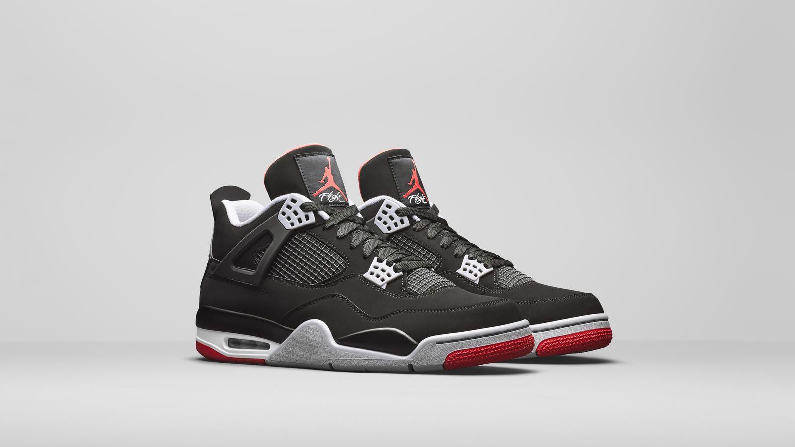1600x900 Jordan 4 Bred Wallpaper