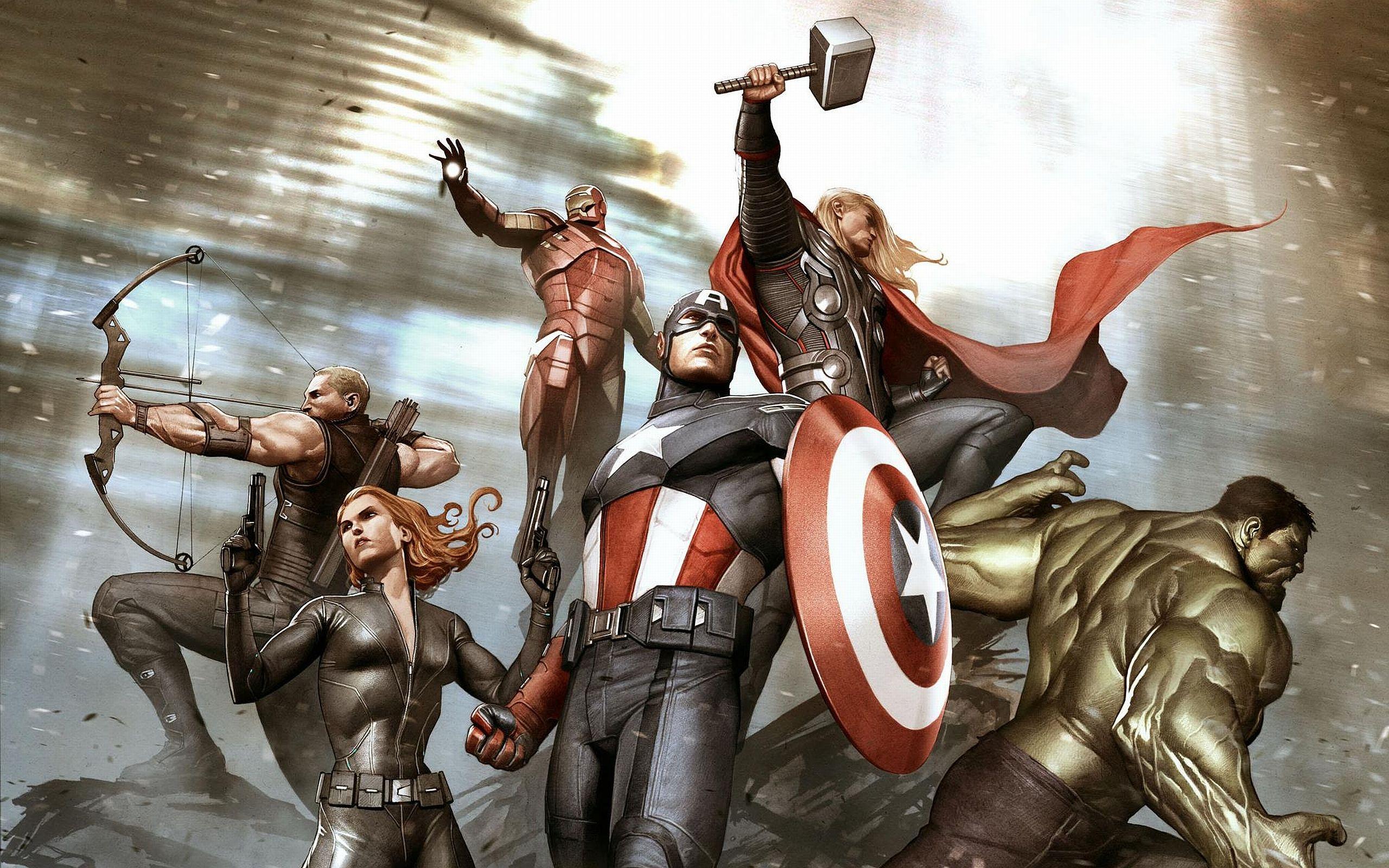 2560x1600 Anime Avengers HD Wallpaper