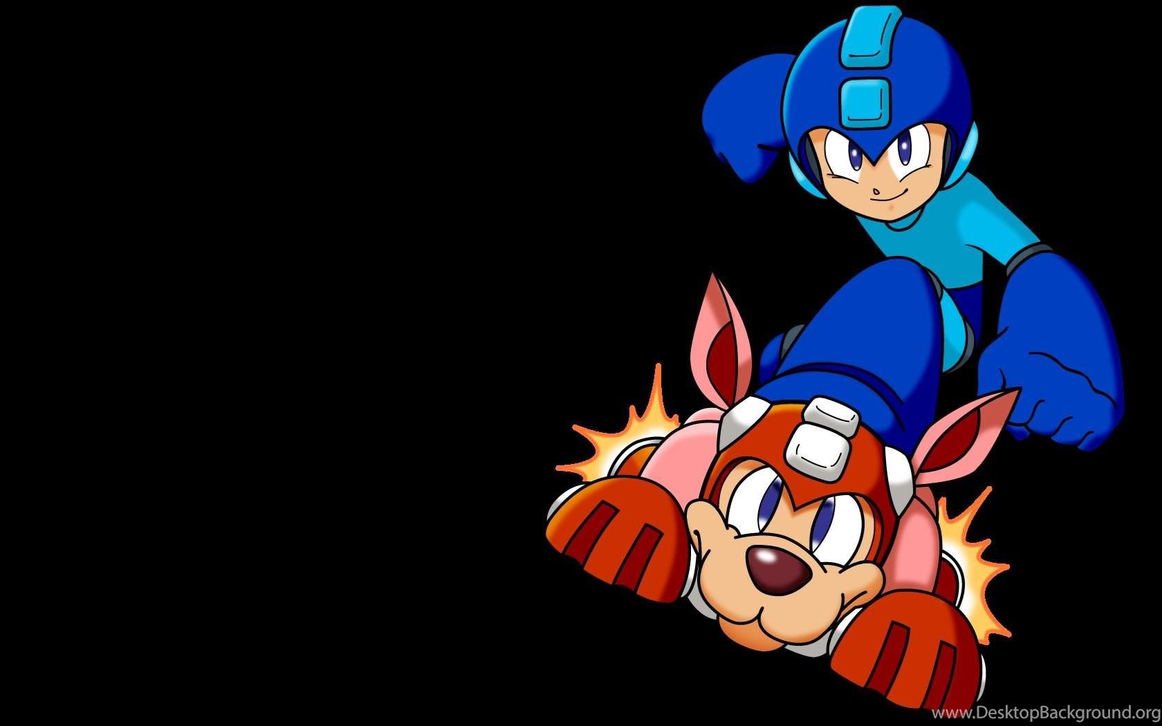 1680x1050 HD Megaman Wallpaper Desktop Background