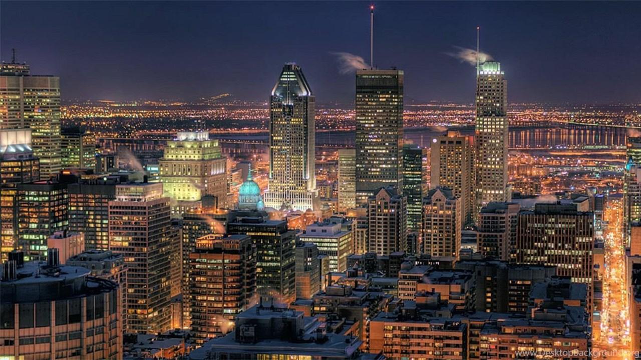 1280x720 Wallpaper Beograd Montreal City At Night 1366x768 Desktop Background