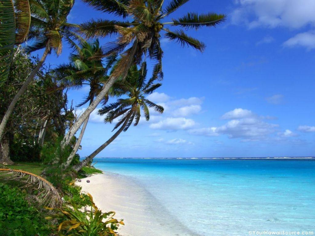 1024x768 Hawaiian Beach Wallpaper