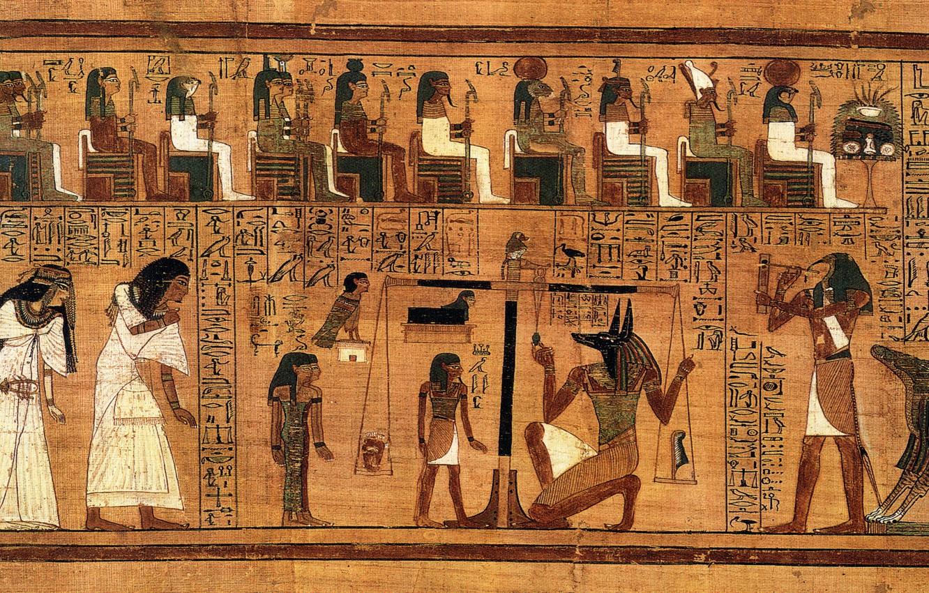 1332x850 Wallpaper drawing, writing, parchment, hieroglyphics, Ancient Egypt, secret art image for desktop, section разное
