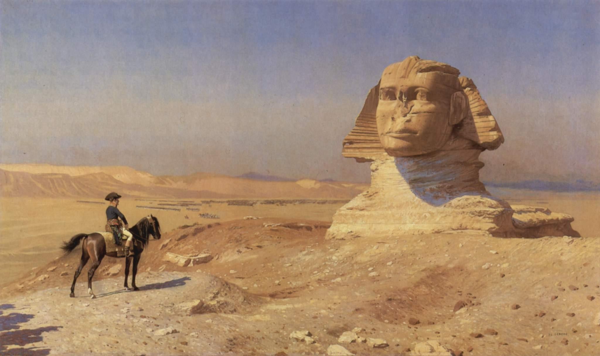 2048x1214 paintings desert history egypt historical sphinx napoleon 2048x1214 wallpaper