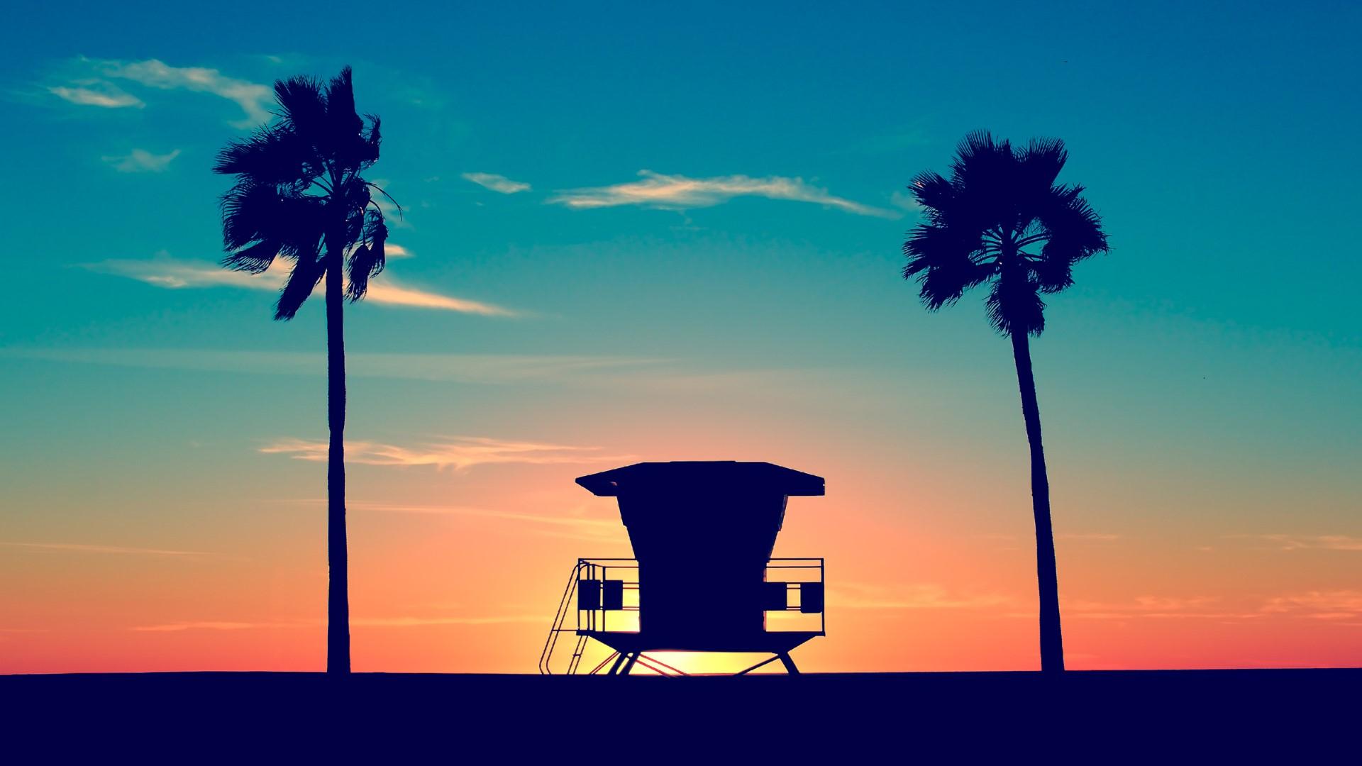 1920x1080 Beautiful Sunset, San Diego Beach CA [1920x1080]: wallpaper