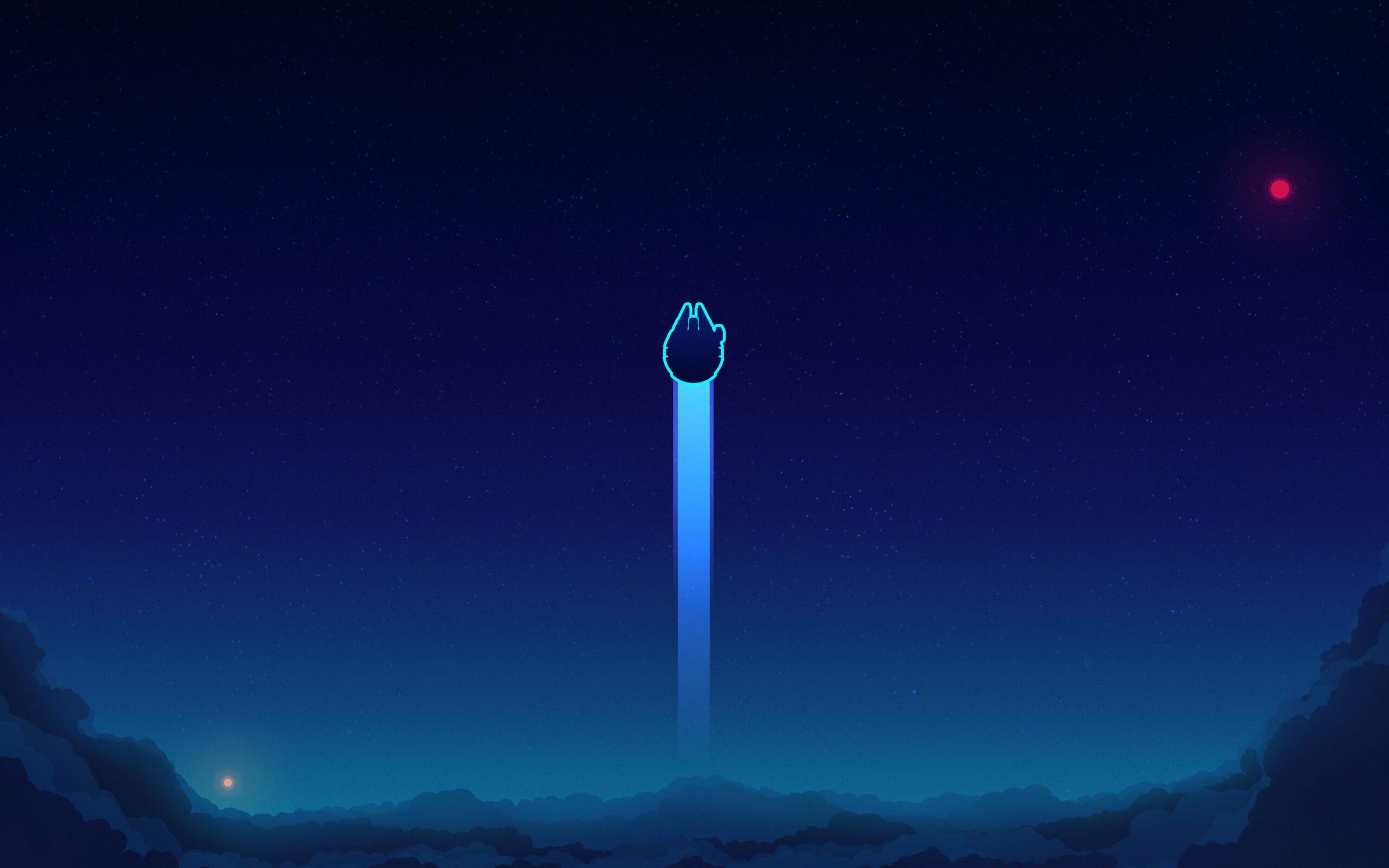 2560x1600 4K Star Wars Falcon Minimal 3840×2400