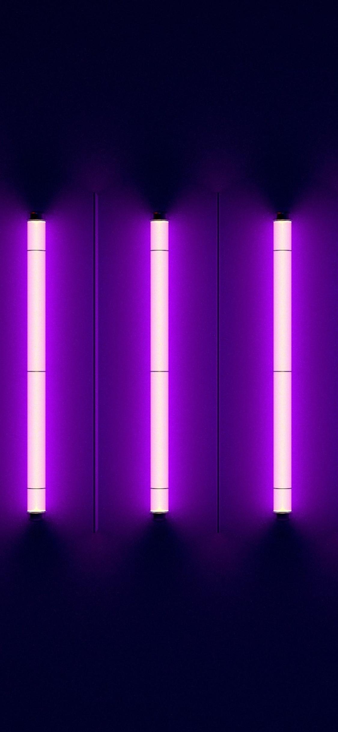 1125x2436 Neon Lights Purple iPhone XS, iPhone iPhone X HD 4k Wallpaper, Image, Background, Photo and Picture