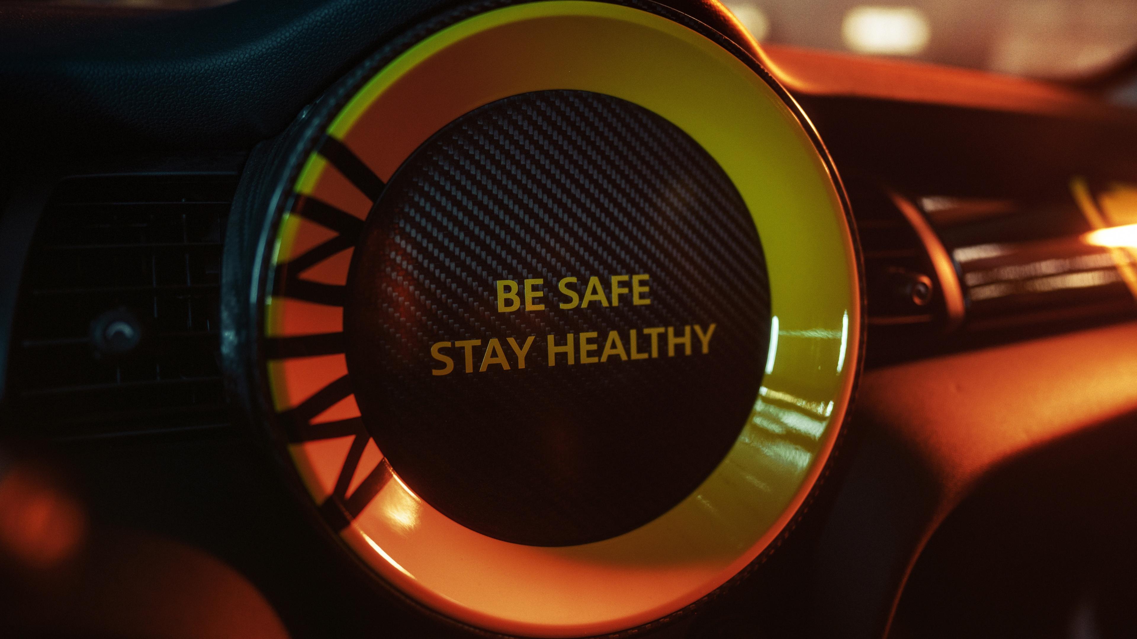 3840x2160 Be Safe Wallpaper 4K, Stay Healthy, Cars