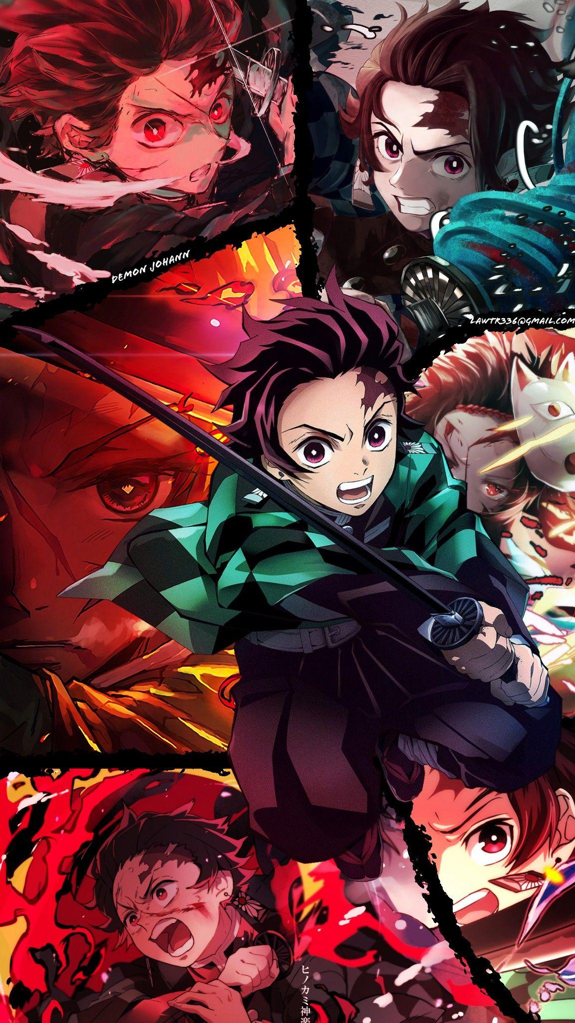 1152x2048 Tanjiro kamado. Anime demon, Slayer anime, Dragon slayer