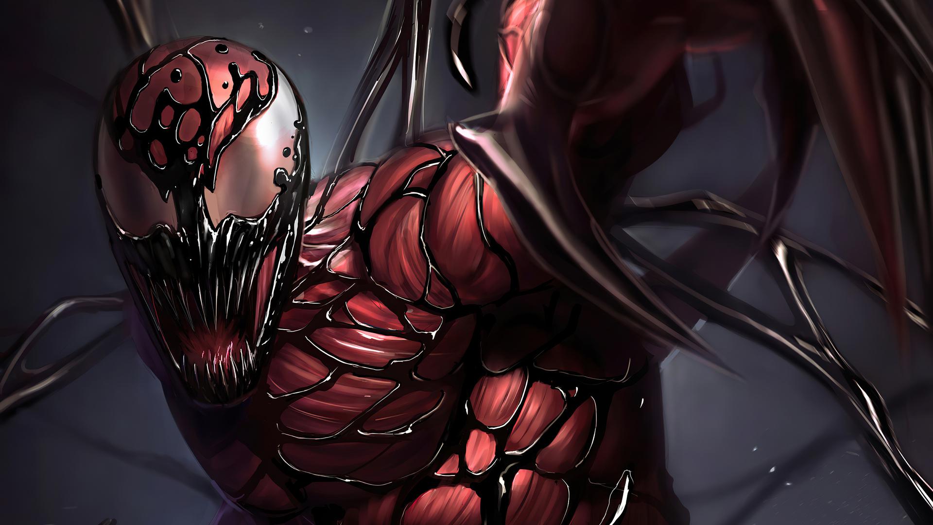 1920x1080 4k Carnage Artwork Laptop Full HD 1080P HD 4k Wallpaper, Image, Background, Photo and Picture