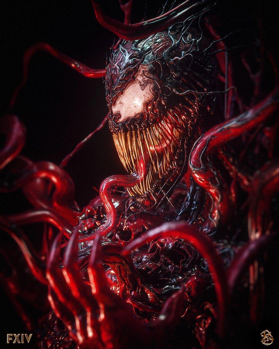 960x1200 Billelis & Carnage- A & 3D #illustration tribute to the iconic villains with a horror twist. #billelis #venom #marvel #venom #tomhardy