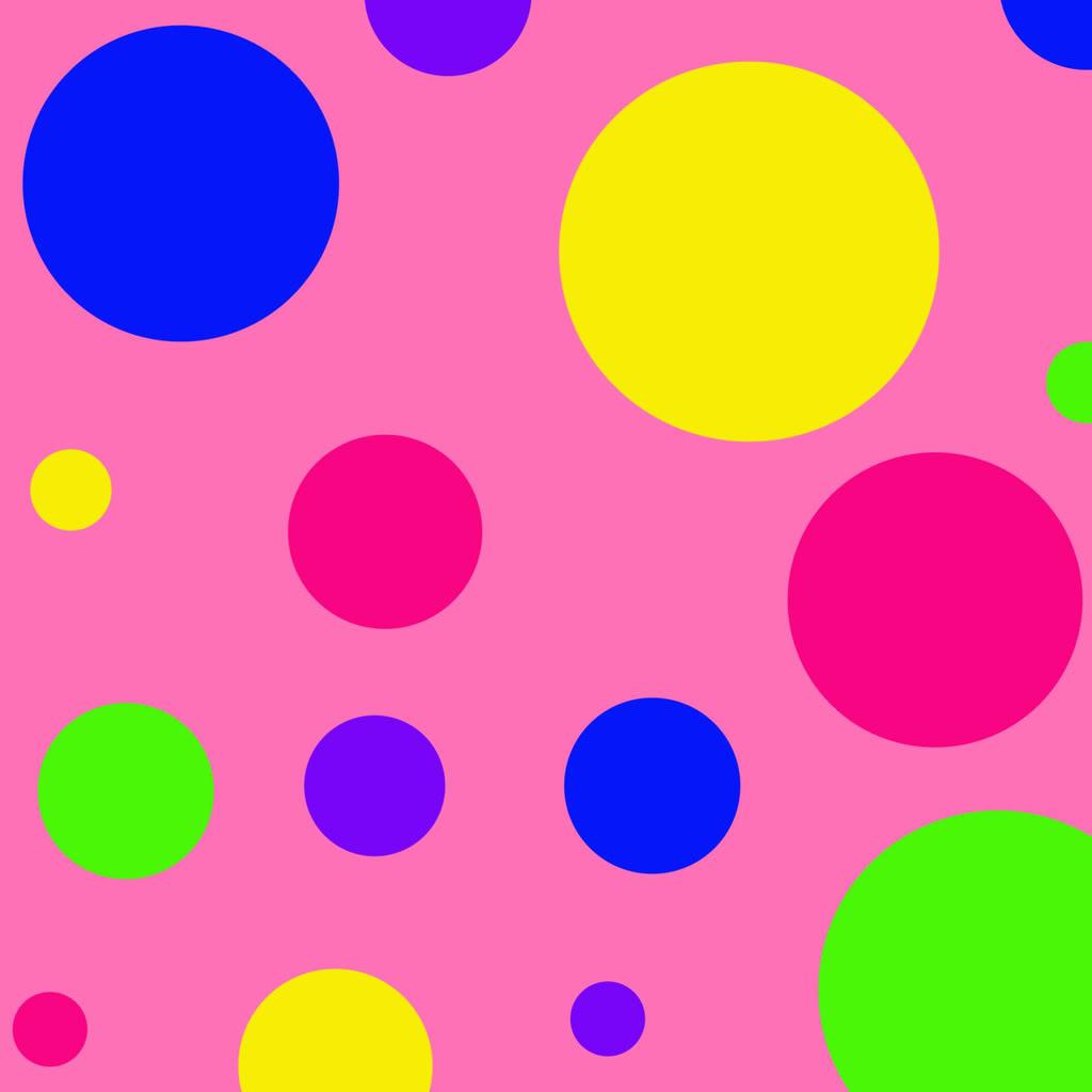 Horizontal Pink Dots Wallpaper  Pink  Turquoise Dots Wallpaper