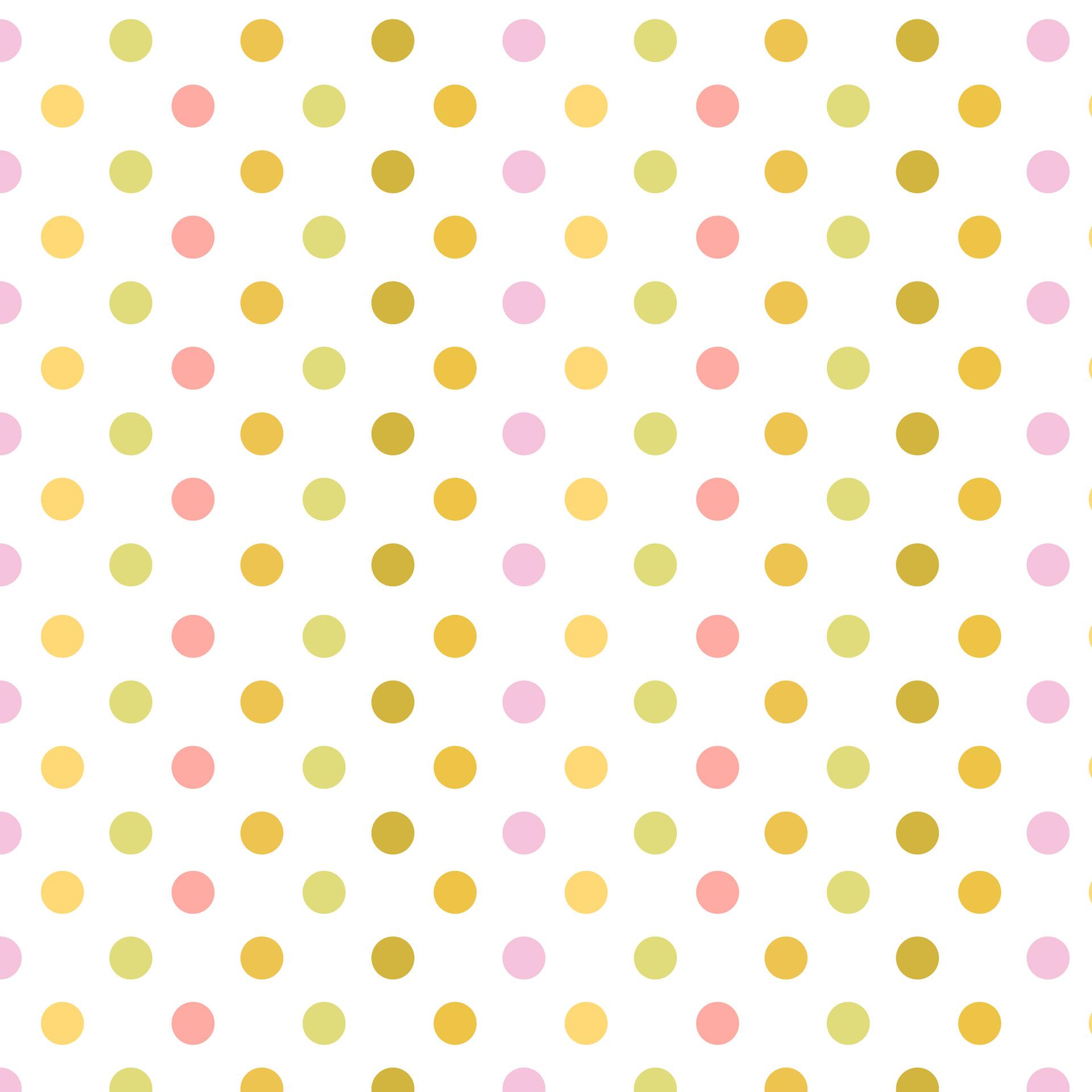 1920x1920 Polka Dots Retro Free Domain Picture