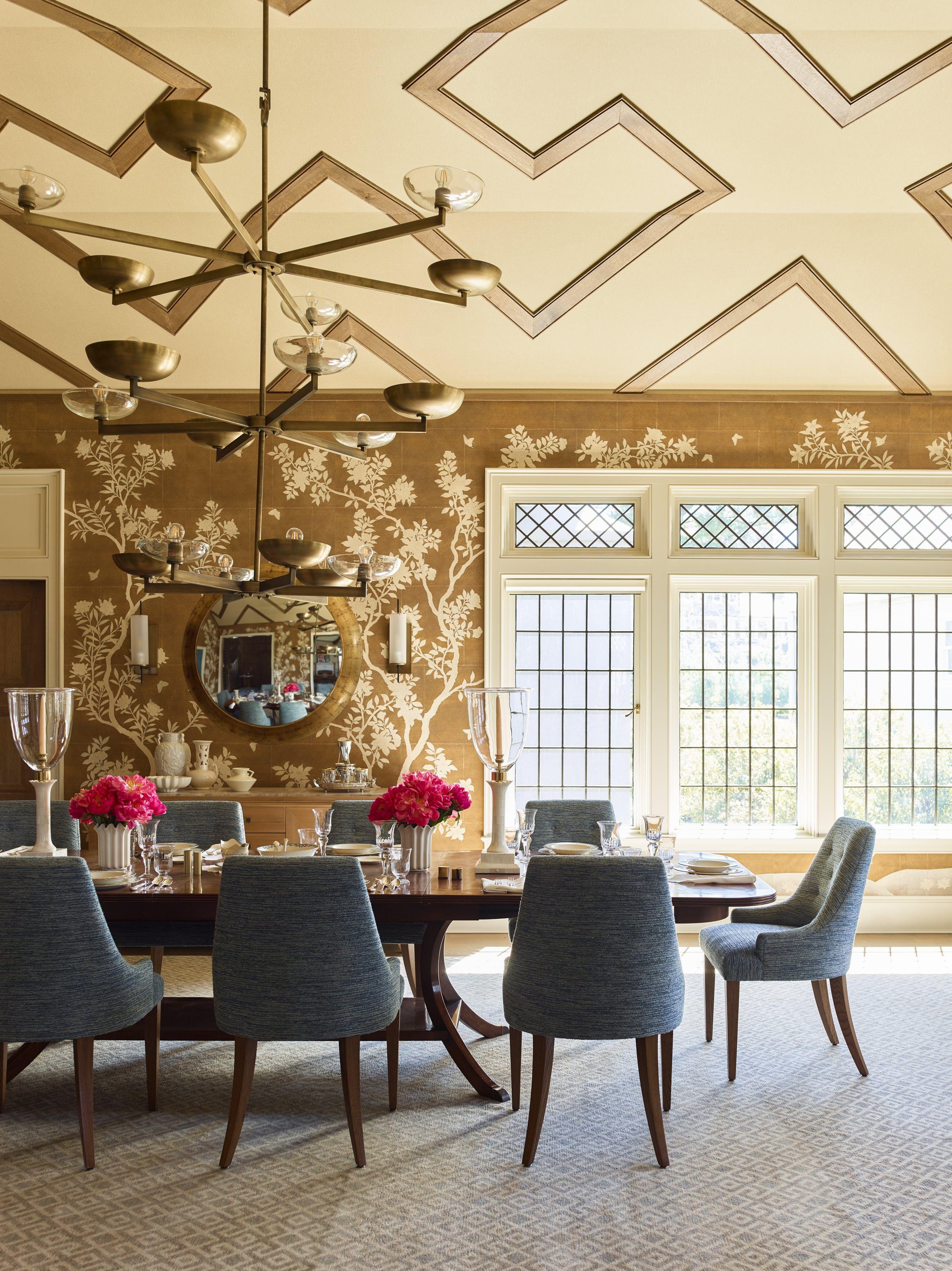 2700x3603 Eye Catching Dining Rooms With Floral Wallpaper To Use Floral Wallpaper