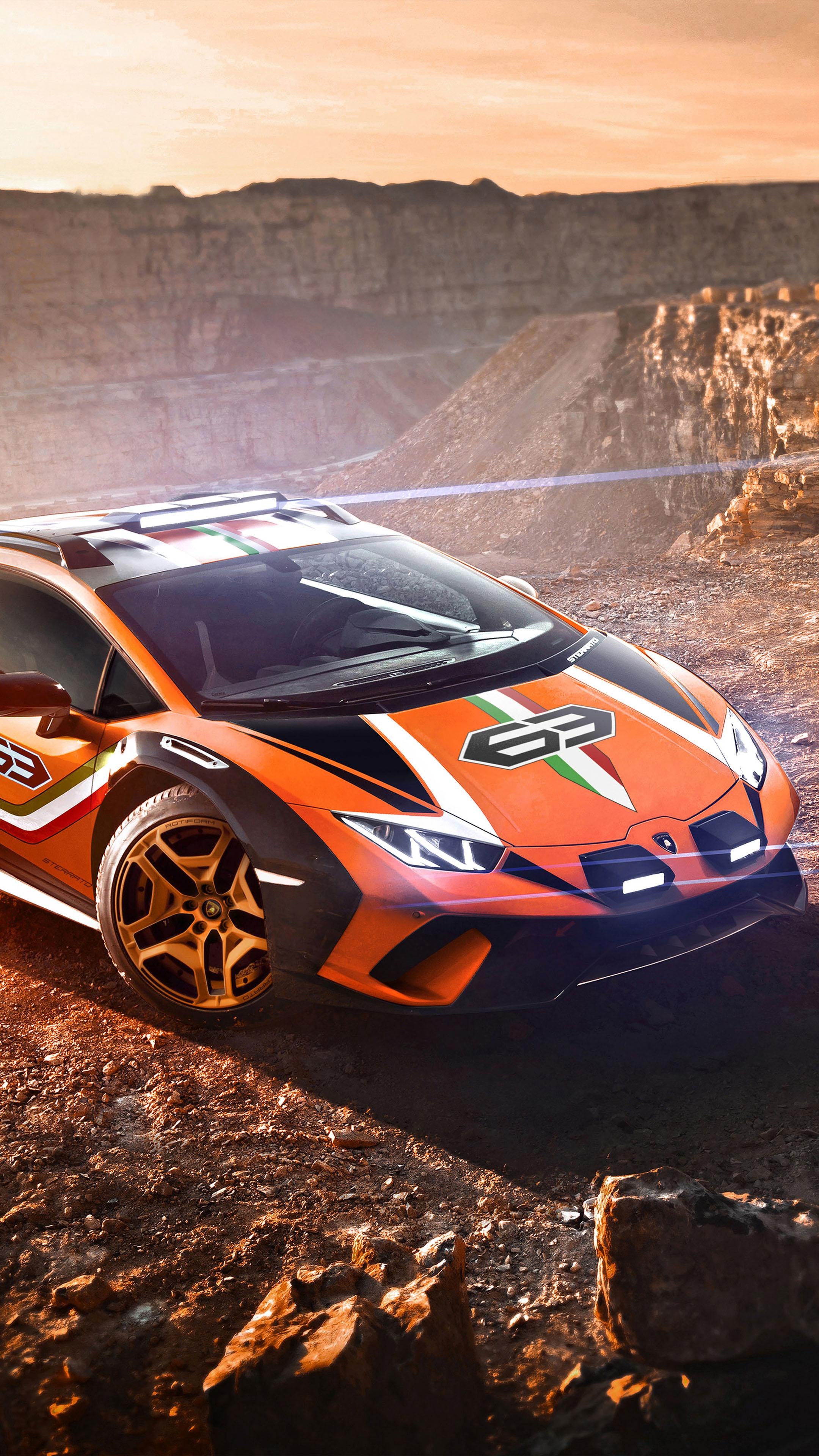2160x3840 Lamborghini Huracan Sterrato Off Roading Supercar 4K Ultra HD Mobile Wallpaper
