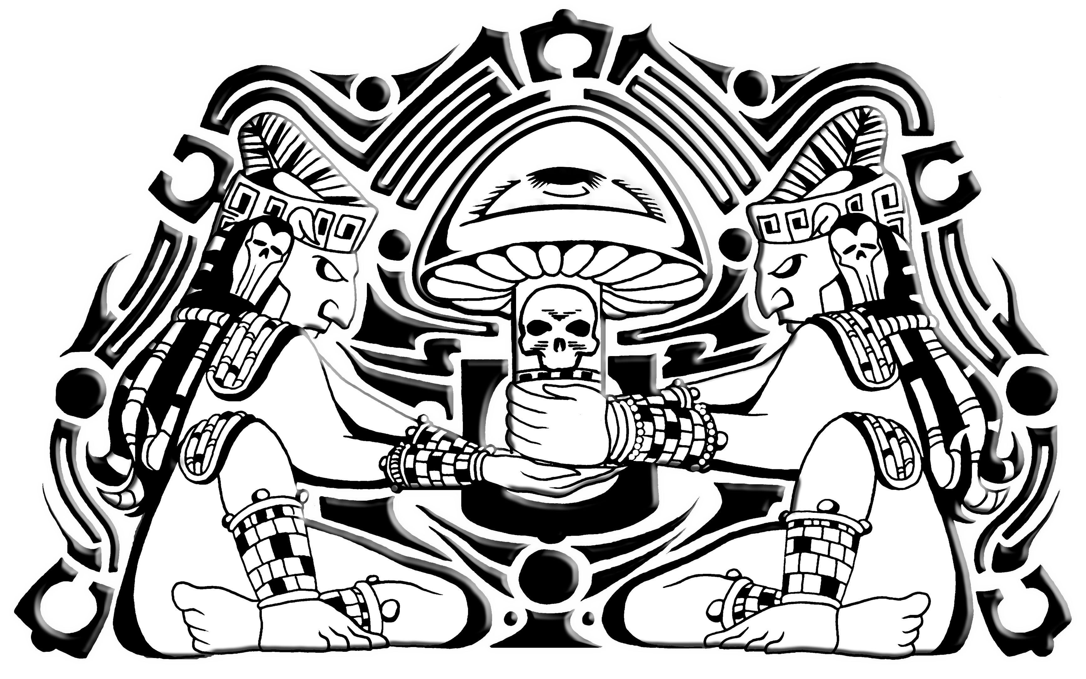 Free Aztec Art coloring pages Download and print Aztec Art coloring pages